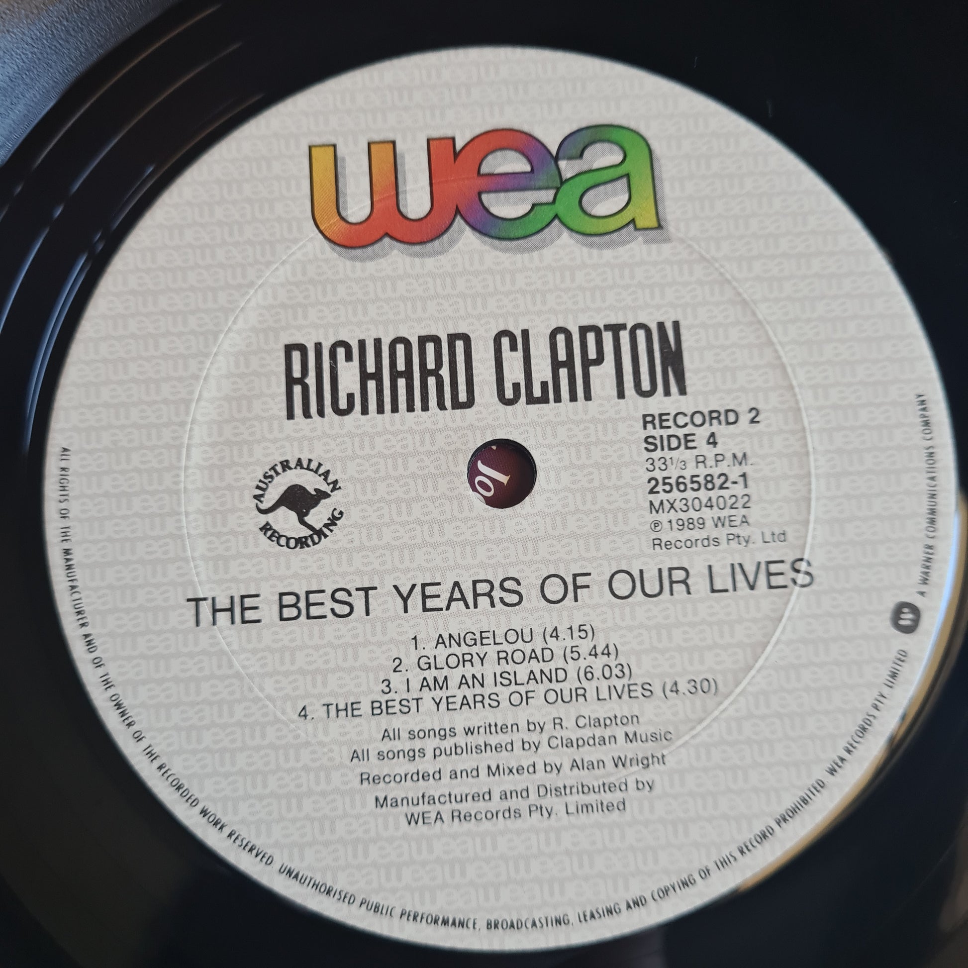 Richard Clapton – The Best Years Of Our Lives - 1989 - 2LP Vinyl Record (Near mint) - Sound Hound Records