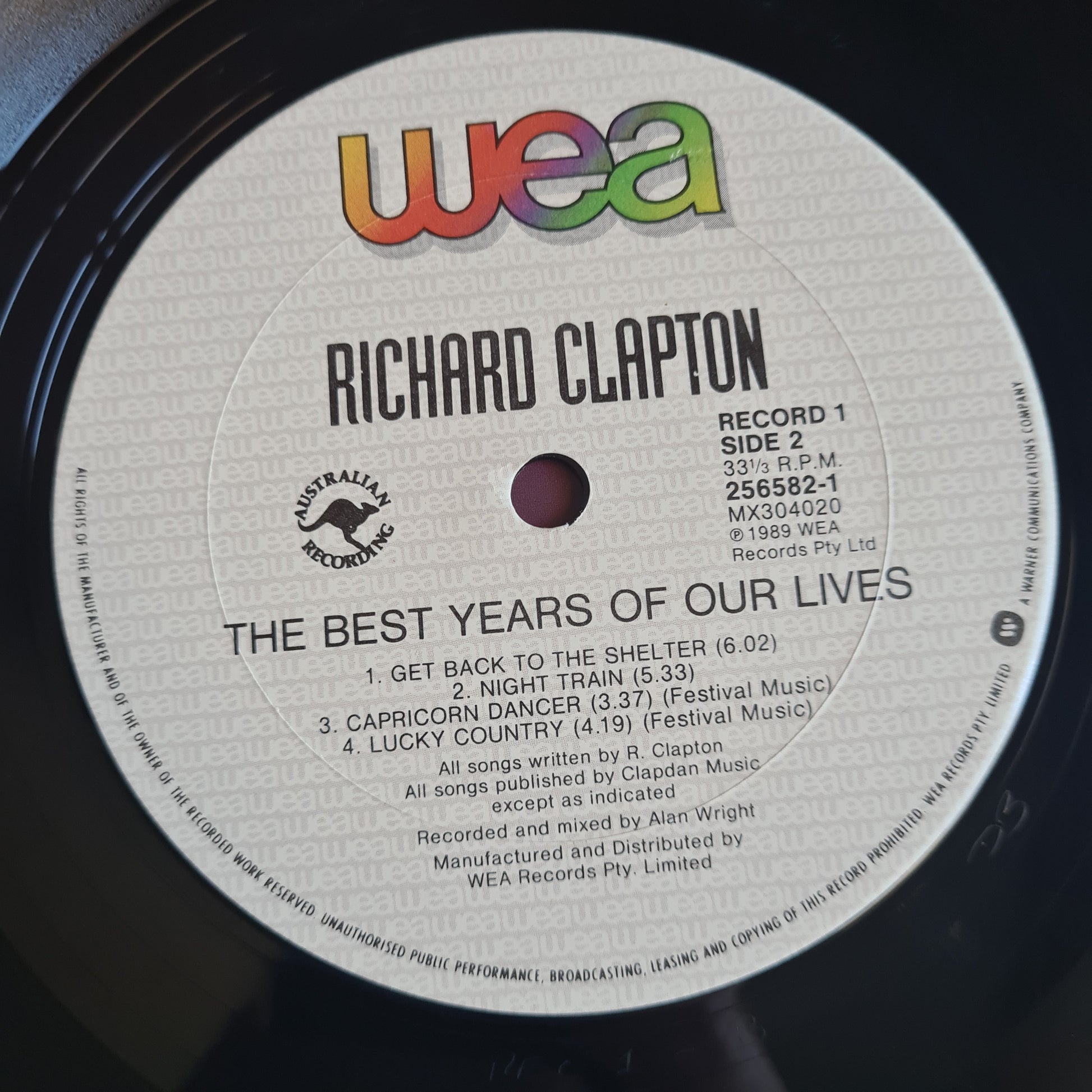 Richard Clapton – The Best Years Of Our Lives - 1989 - 2LP Vinyl Record (Near mint) - Sound Hound Records