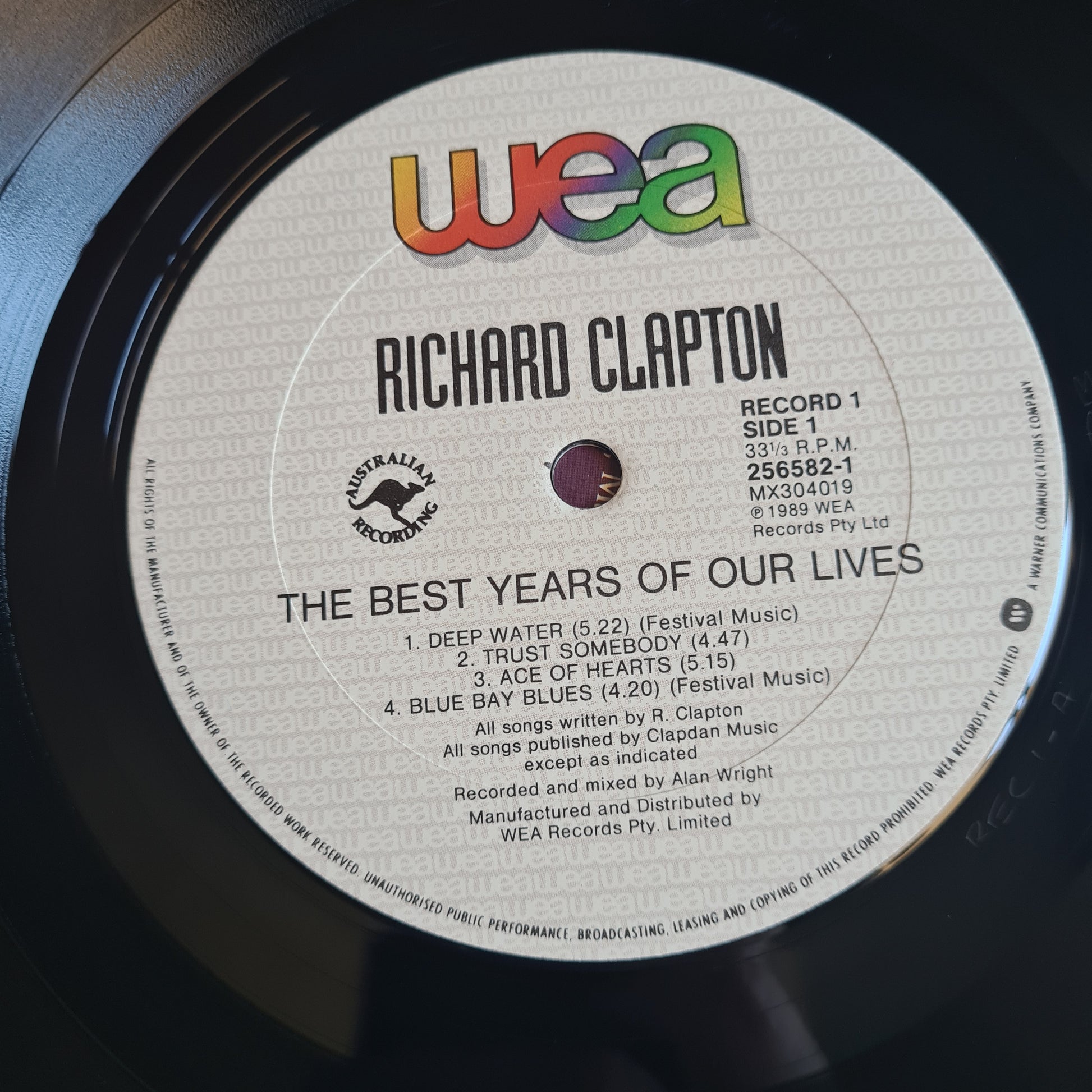 Richard Clapton – The Best Years Of Our Lives - 1989 - 2LP Vinyl Record (Near mint) - Sound Hound Records