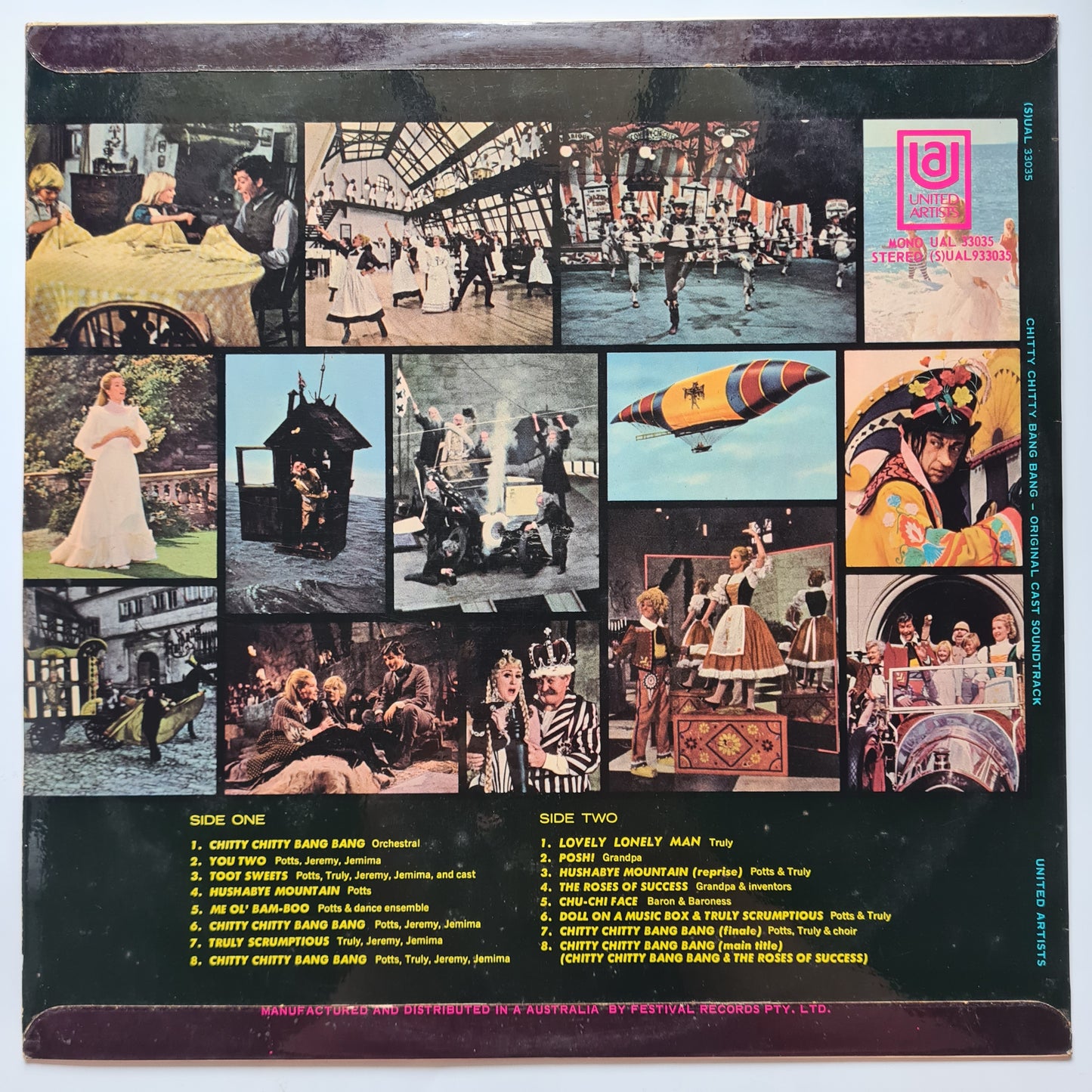 Richard M. Sherman & Robert B. Sherman – Chitty Chitty Bang Bang - 1968 (1975 Australian Pressing) - Vinyl Record LP - Sound Hound Records