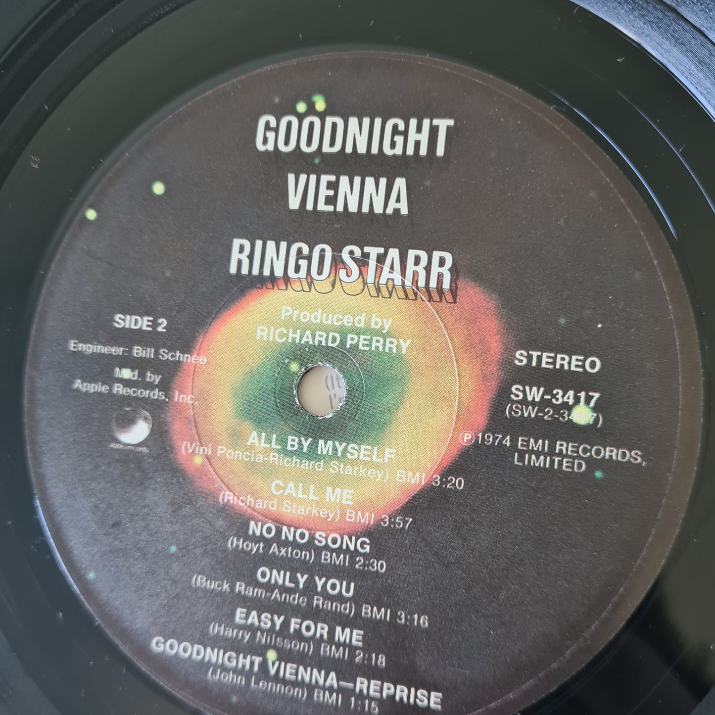 Ringo Starr – Goodnight Vienna - 1974 (USA Pressing)- Vinyl Record LP - Sound Hound Records