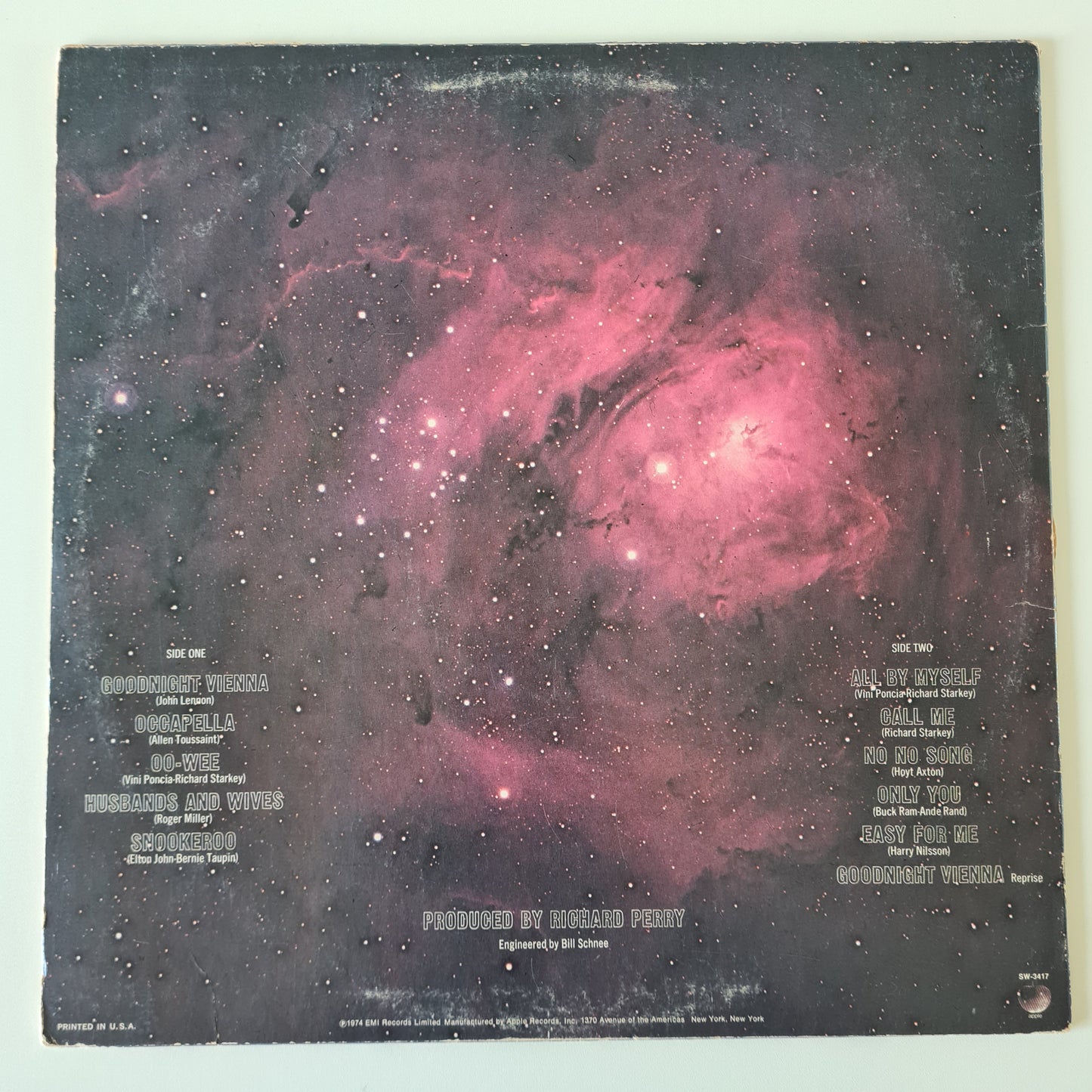 Ringo Starr – Goodnight Vienna - 1974 (USA Pressing)- Vinyl Record LP - Sound Hound Records