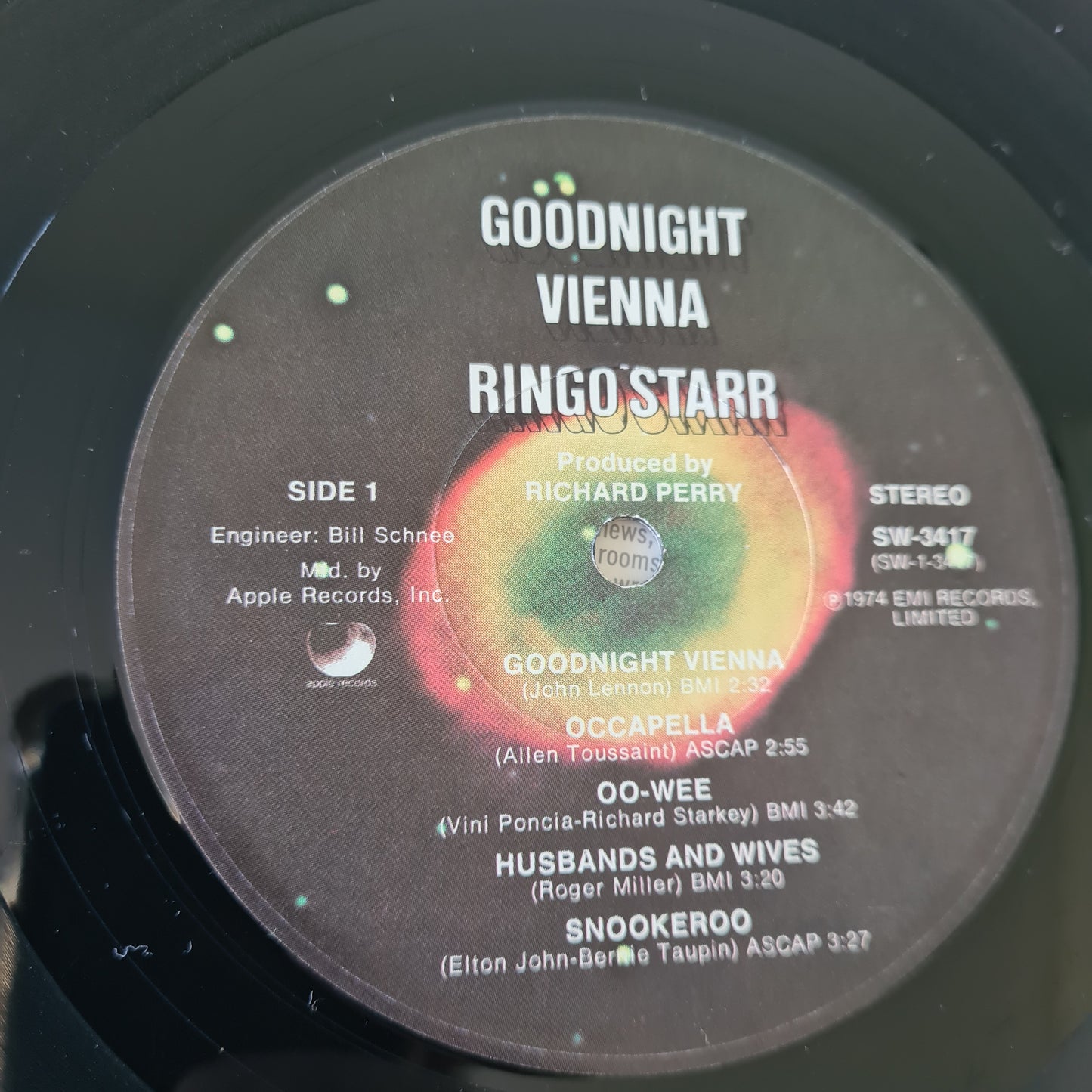 Ringo Starr – Goodnight Vienna - 1974 (USA Pressing)- Vinyl Record LP - Sound Hound Records