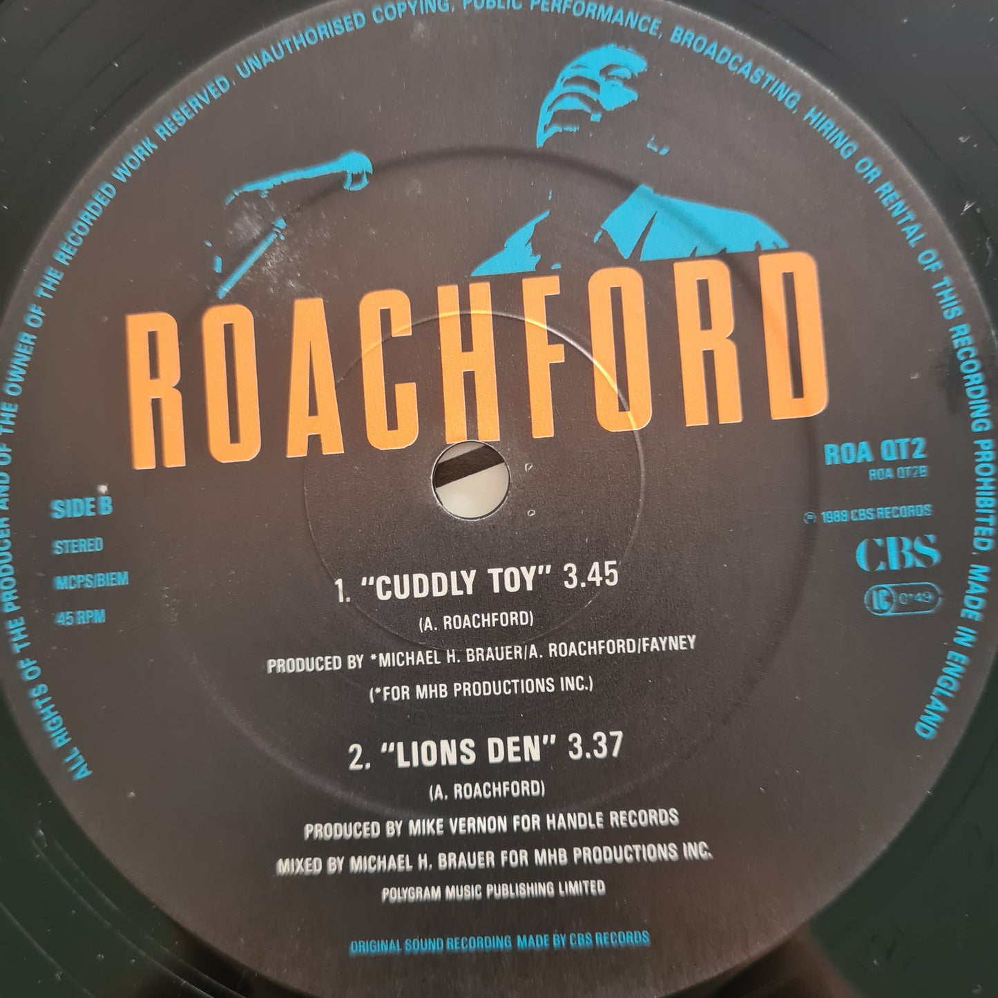 Roachford – Cuddly Toy (X-Rated Acid Toy Mix) - 1988 - Vinyl Record 12" Maxi Single - Sound Hound Records