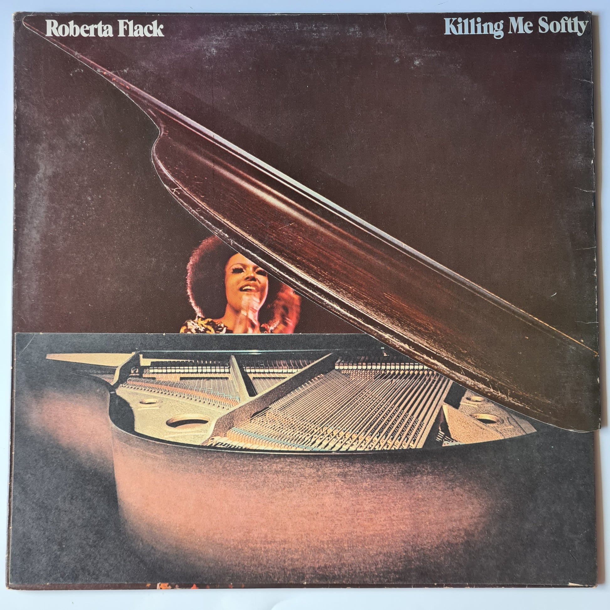 Roberta Flack – Killing Me Softly - 1973 - Vinyl Record LP (Folding Piano Cover) - Sound Hound Records