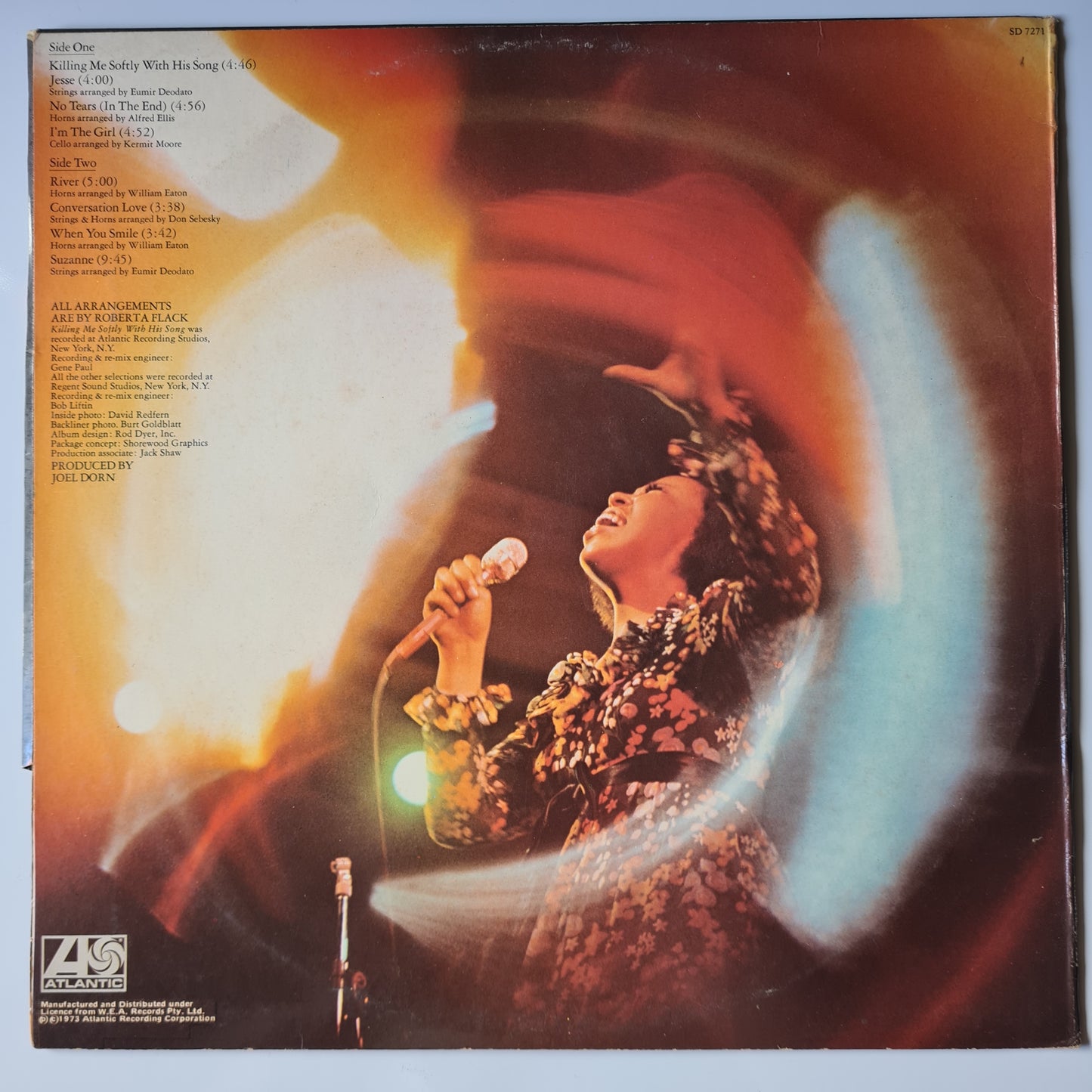 Roberta Flack – Killing Me Softly - 1973 - Vinyl Record LP (Folding Piano Cover) - Sound Hound Records