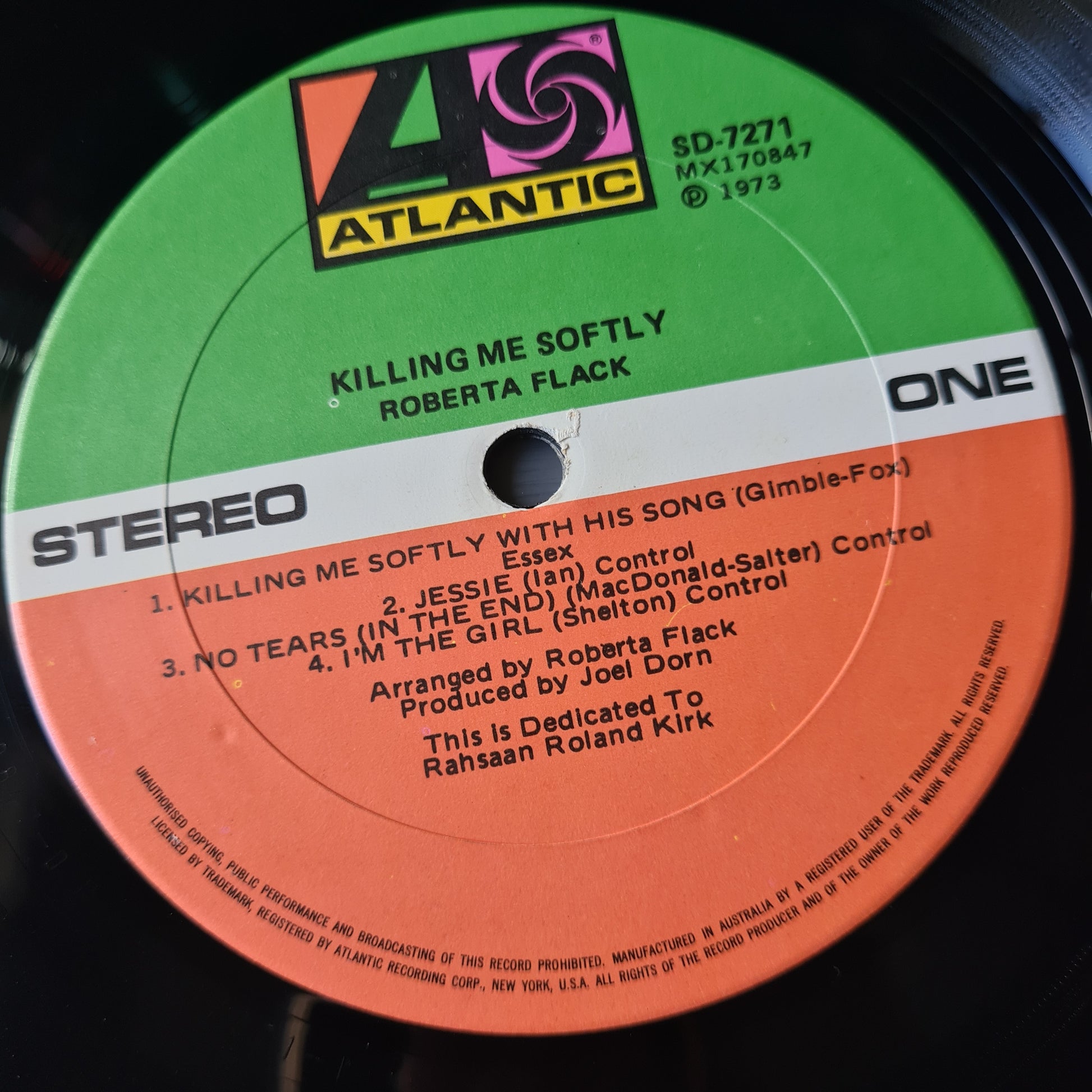 Roberta Flack – Killing Me Softly - 1973 - Vinyl Record LP (Folding Piano Cover) - Sound Hound Records