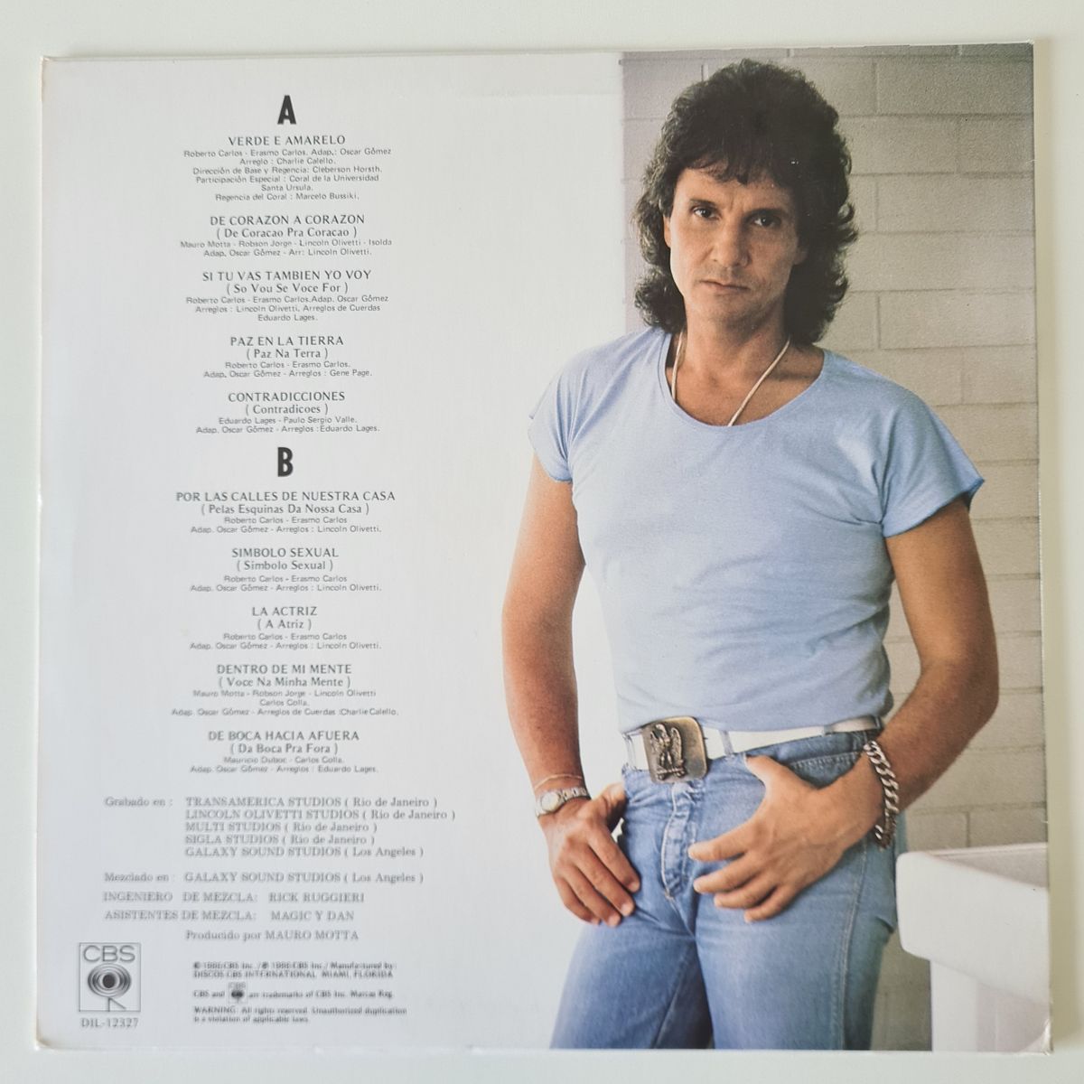 Roberto Carlos – Roberto Carlos '86 - 1986 (USA Pressing) - Vinyl Record LP 🇧🇷