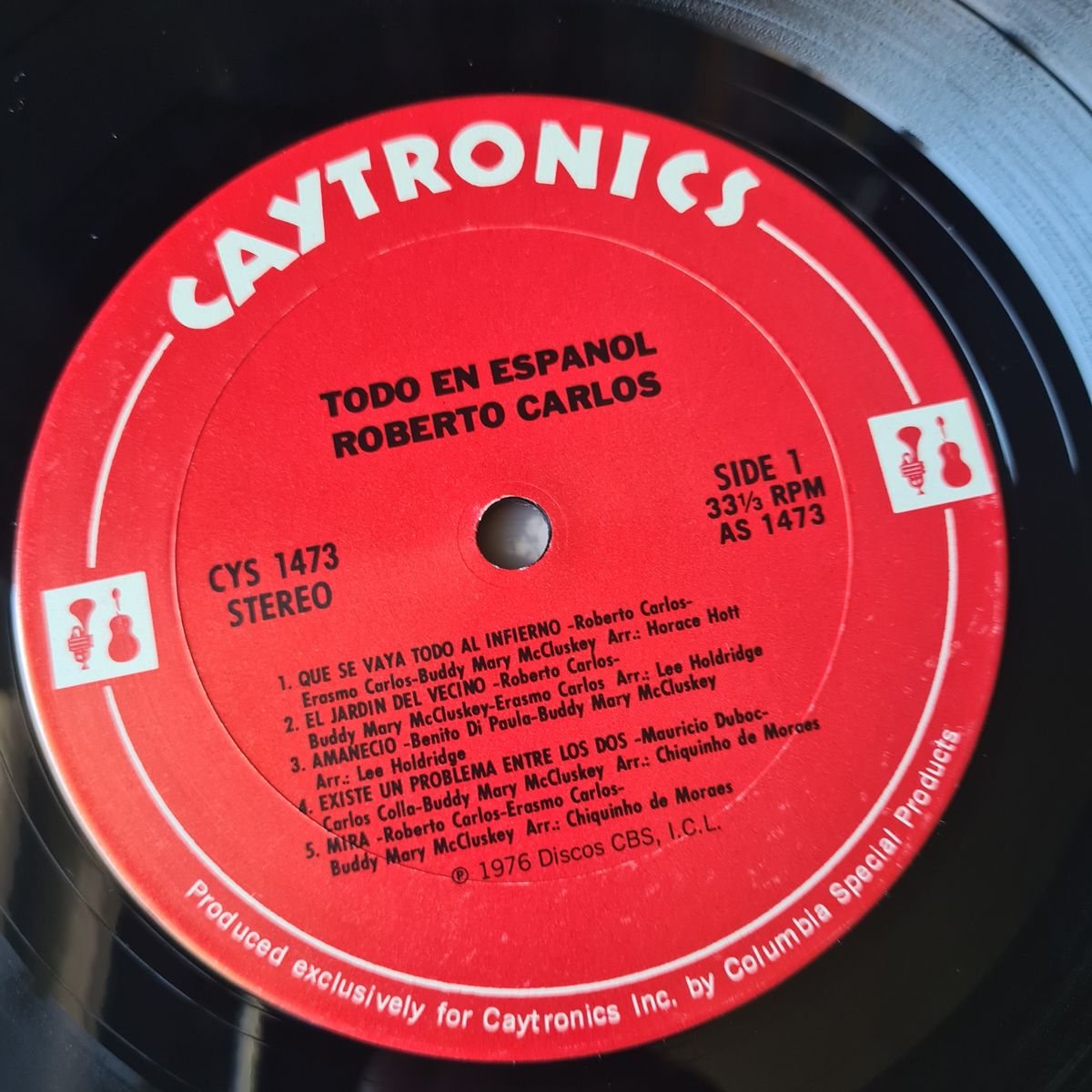 Roberto Carlos – Todo En Español - 1976 - Vinyl Record LP 🇧🇷