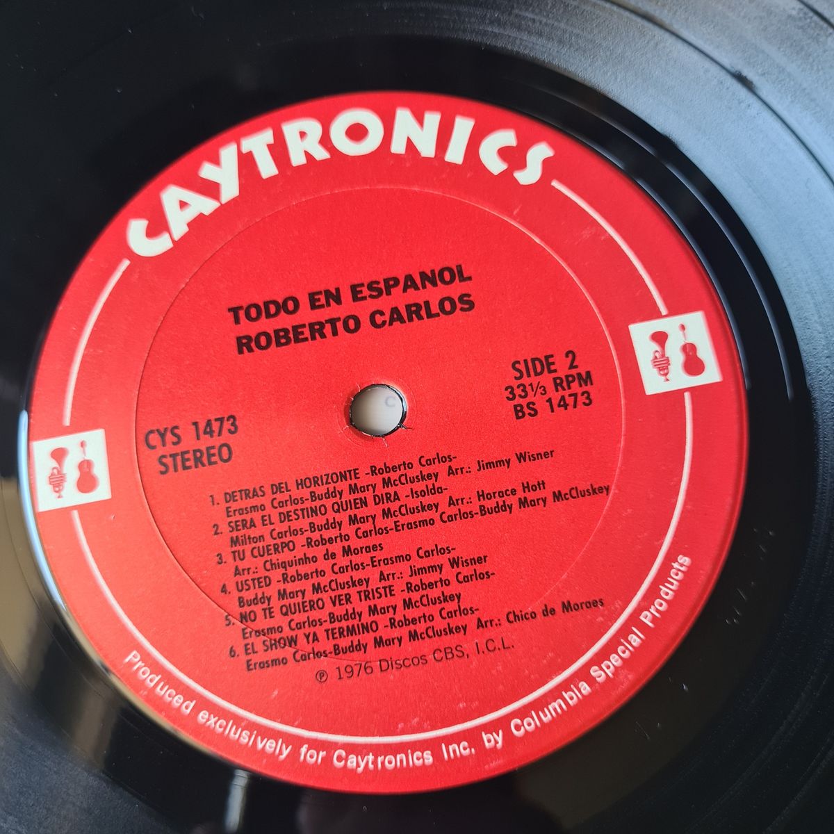 Roberto Carlos – Todo En Español - 1976 - Vinyl Record LP 🇧🇷