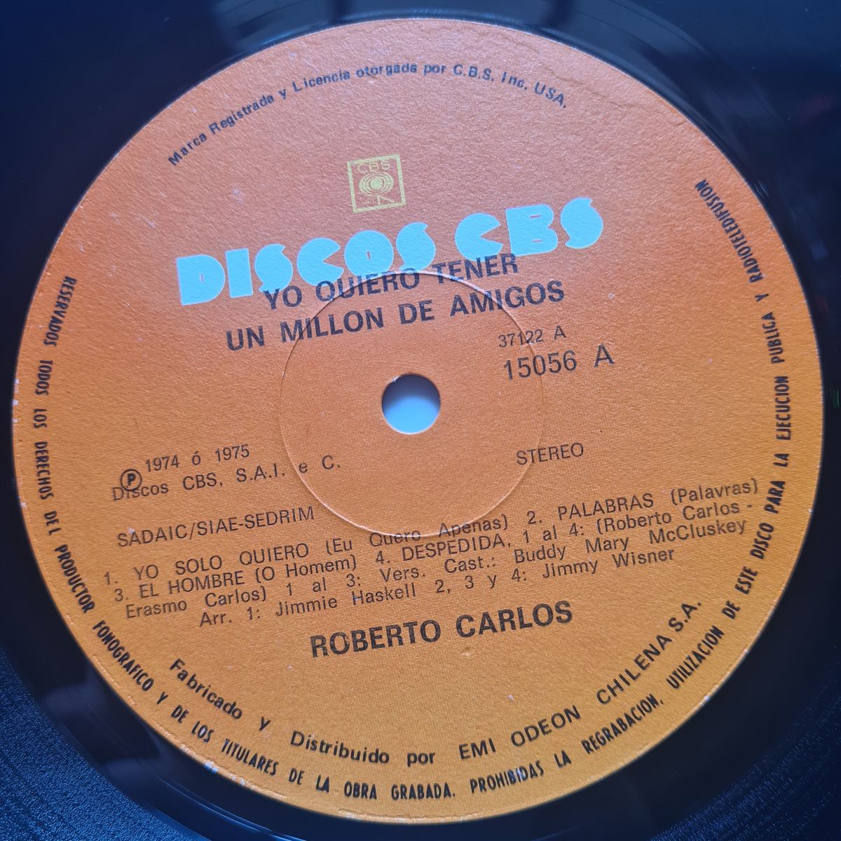 Roberto Carlos – Yo Quiero Tener Un Millón De Amigos - 1975 - Vinyl Record LP 🇧🇷