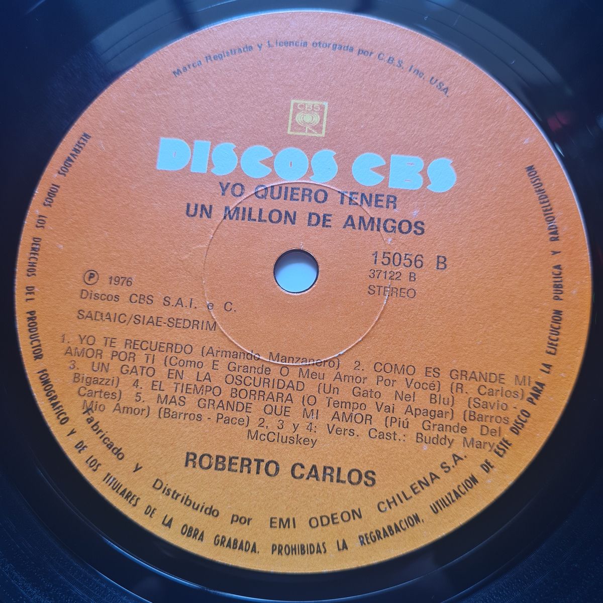 Roberto Carlos – Yo Quiero Tener Un Millón De Amigos - 1975 - Vinyl Record LP 🇧🇷