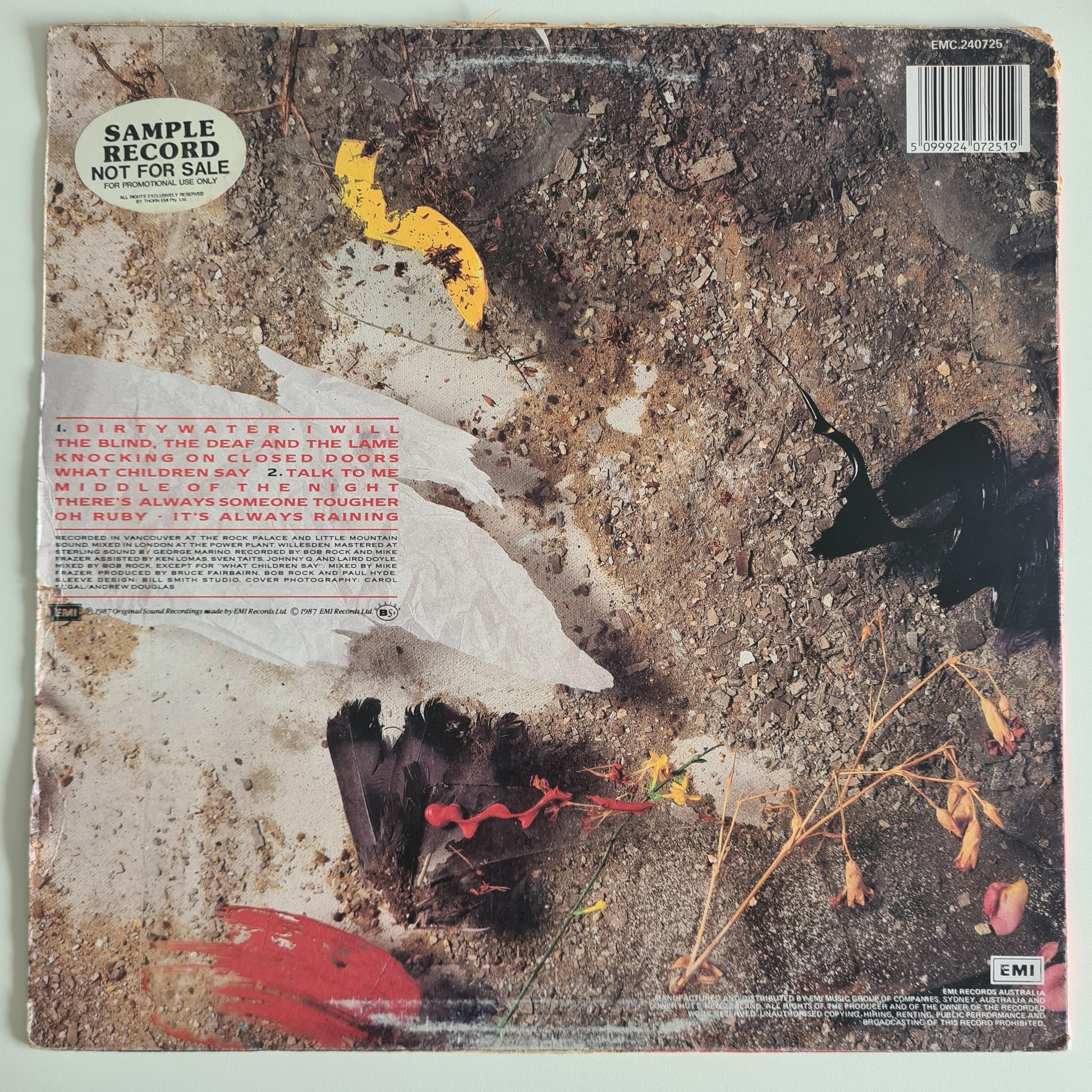 Rock And Hyde – Under The Volcano - 1987 - Vinyl Record LP - Sound Hound Records