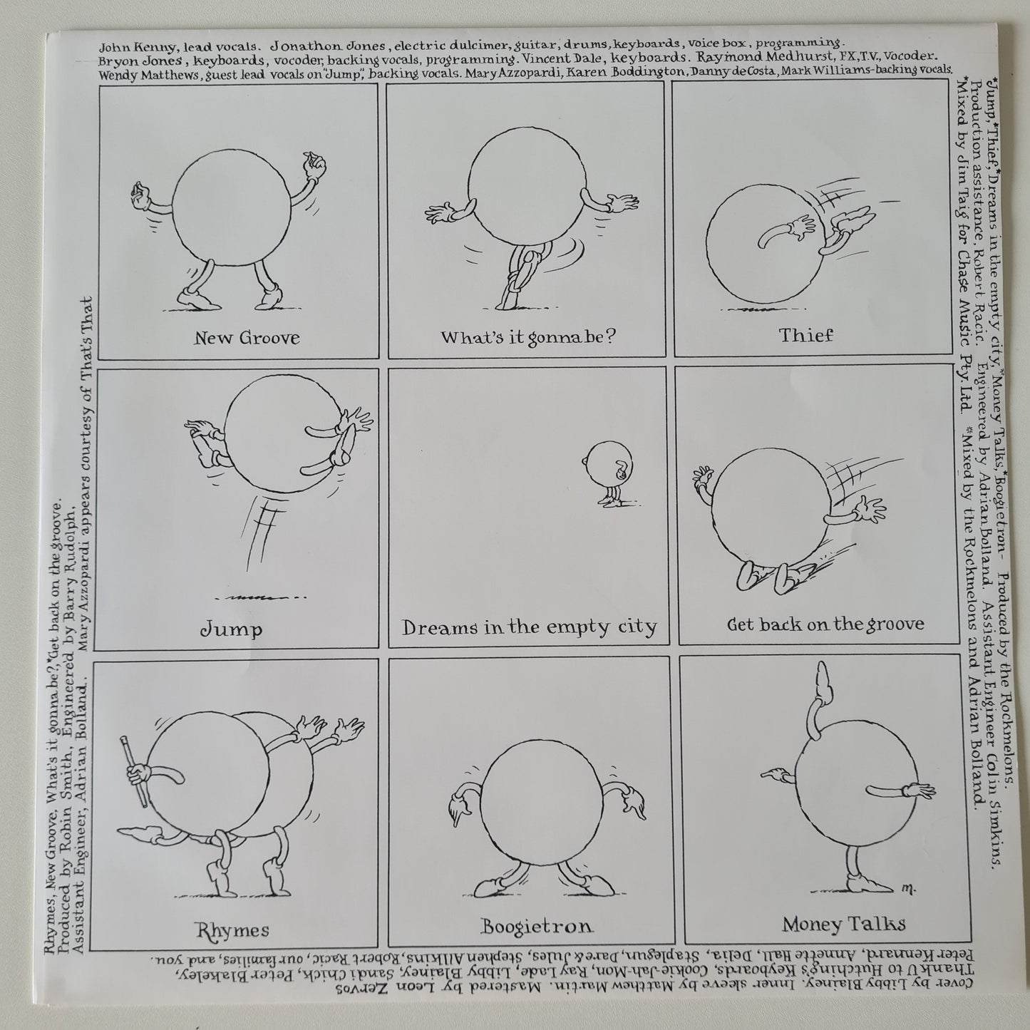 Rockmelons – Tales Of The City - 1988 - Vinyl Record LP - Sound Hound Records