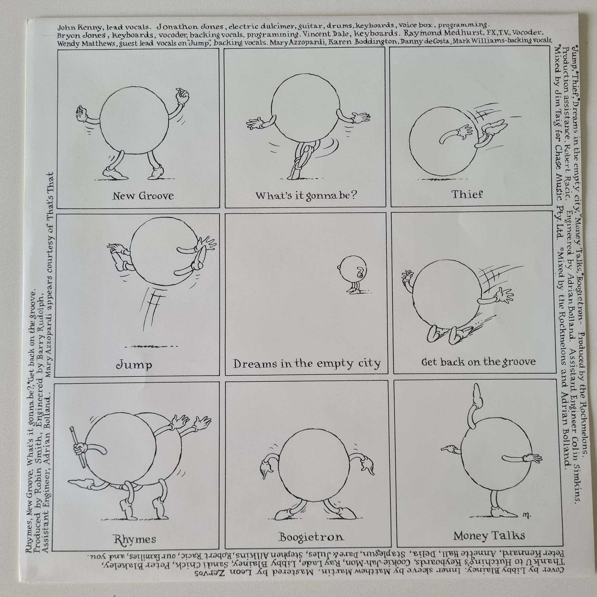 Rockmelons – Tales Of The City - 1988 - Vinyl Record LP - Sound Hound Records