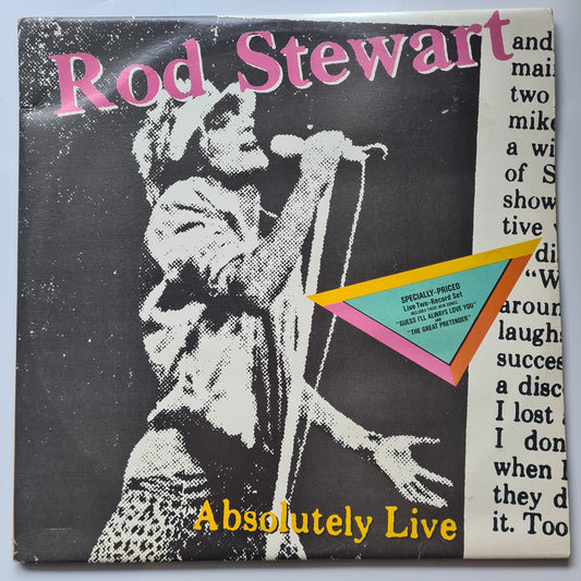 Rod Stewart – Absolutely Live - 1982 (Gatefold) - Vinyl Record 2LP - Sound Hound Records
