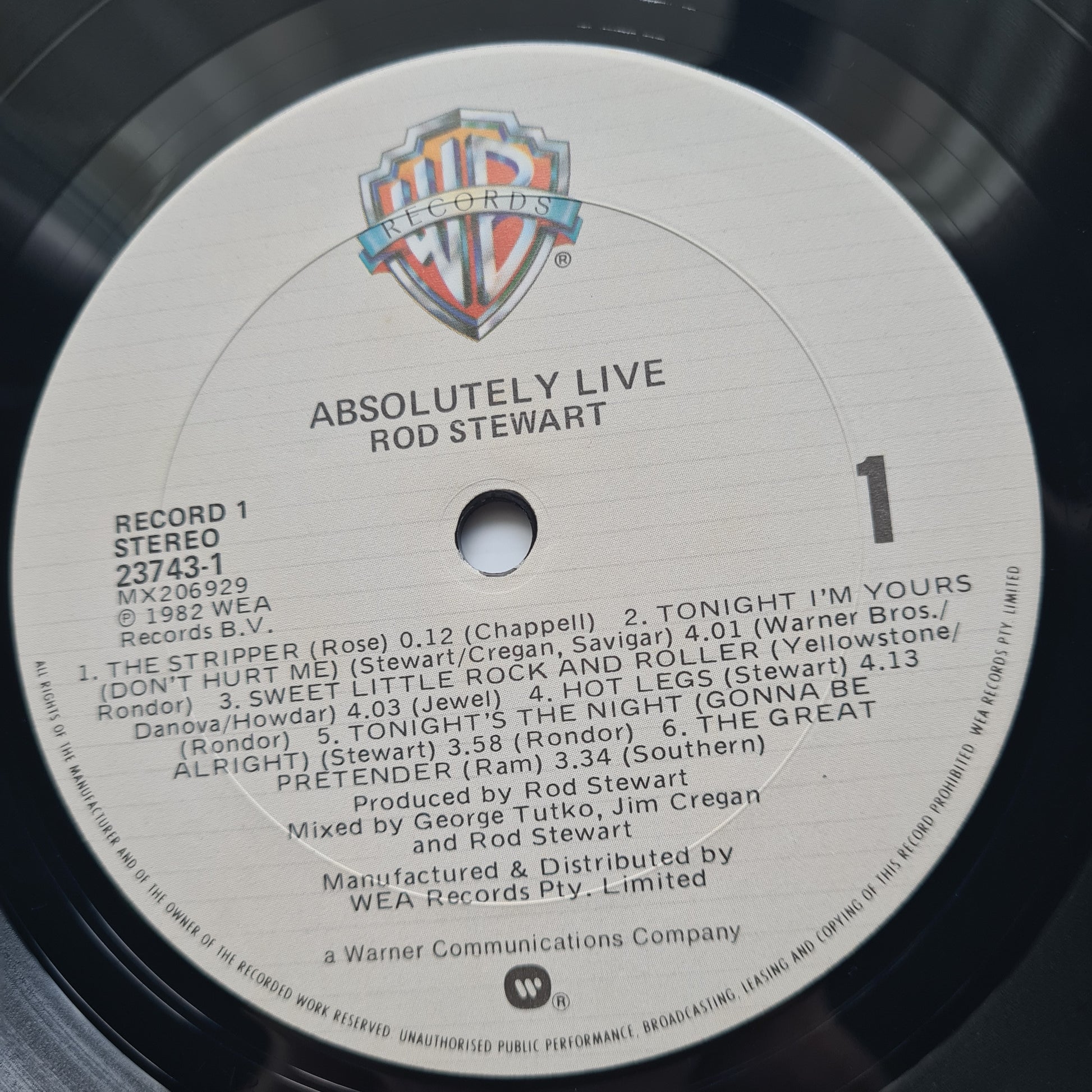 Rod Stewart – Absolutely Live - 1982 (Gatefold) - Vinyl Record 2LP - Sound Hound Records