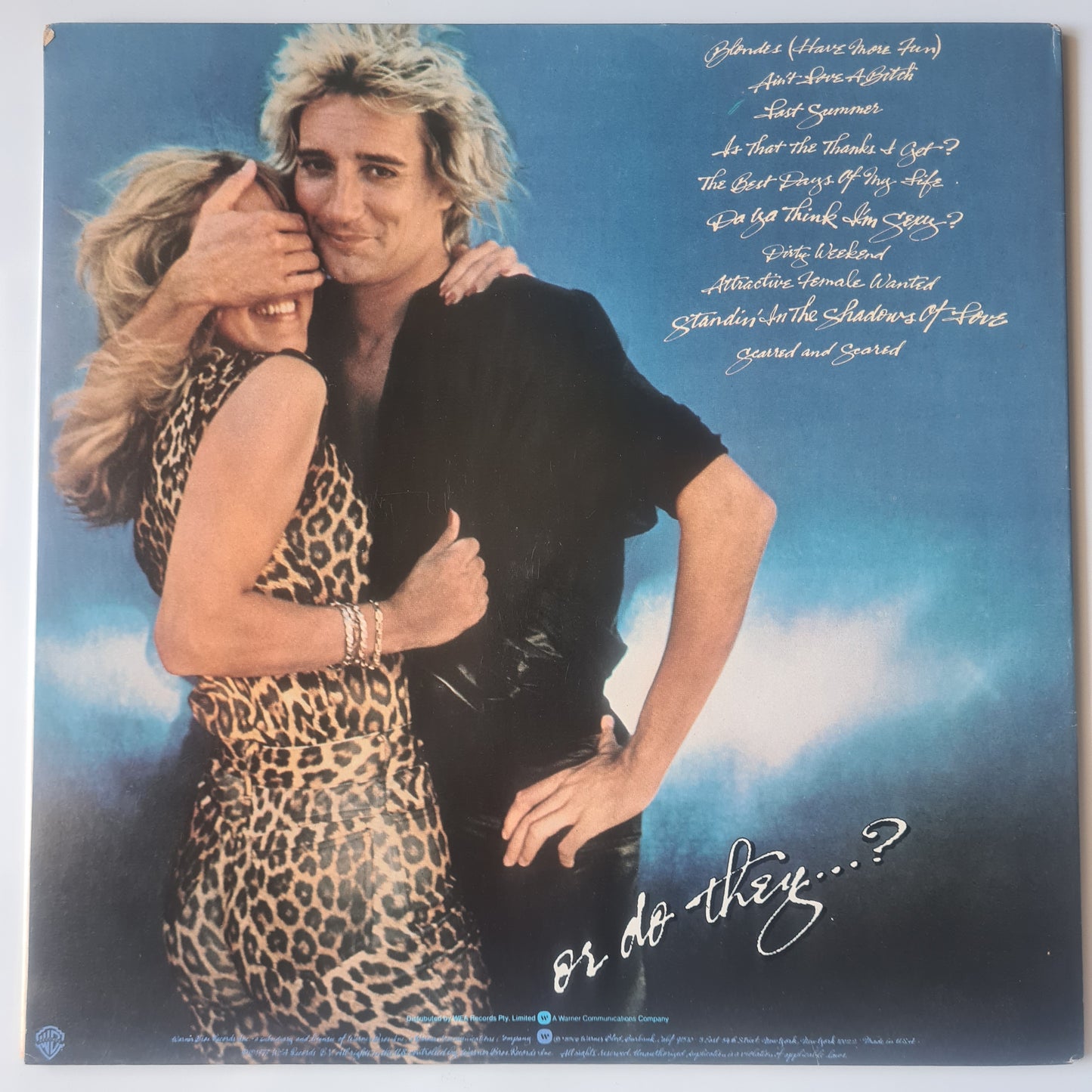 Rod Stewart – Blondes Have More Fun- 1978 (Gatefold) - Vinyl Record LP - Sound Hound Records