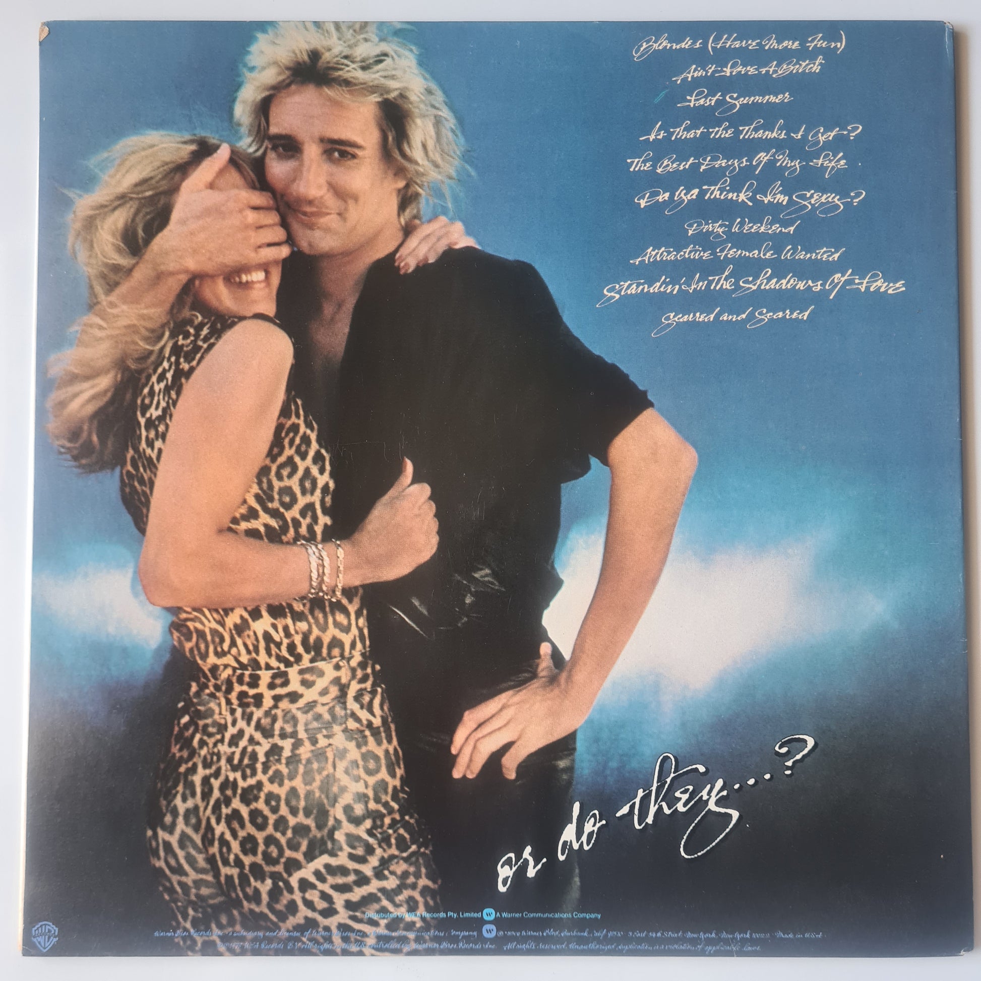 Rod Stewart – Blondes Have More Fun- 1978 (Gatefold) - Vinyl Record LP - Sound Hound Records