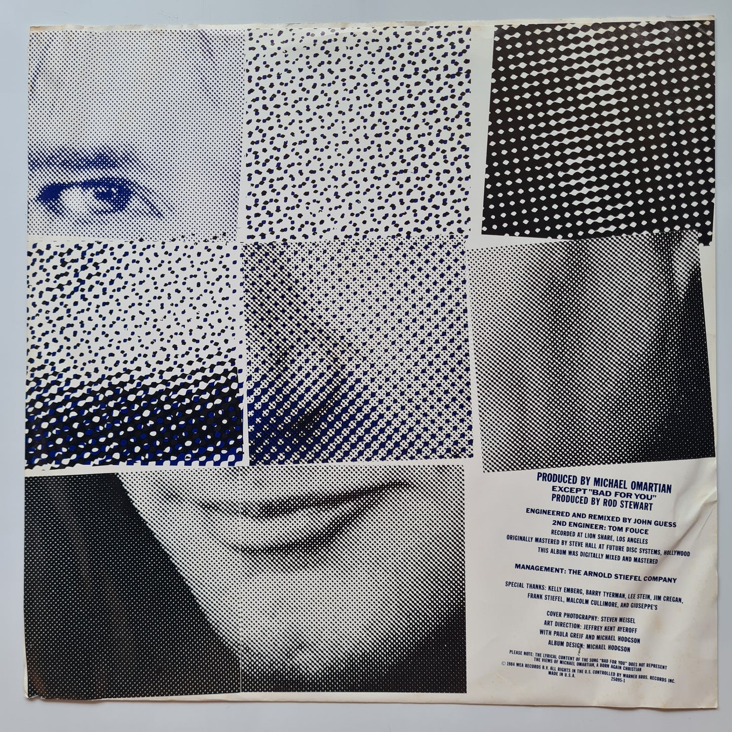 Rod Stewart – Camouflage - 1984 - Vinyl Record LP - Sound Hound Records
