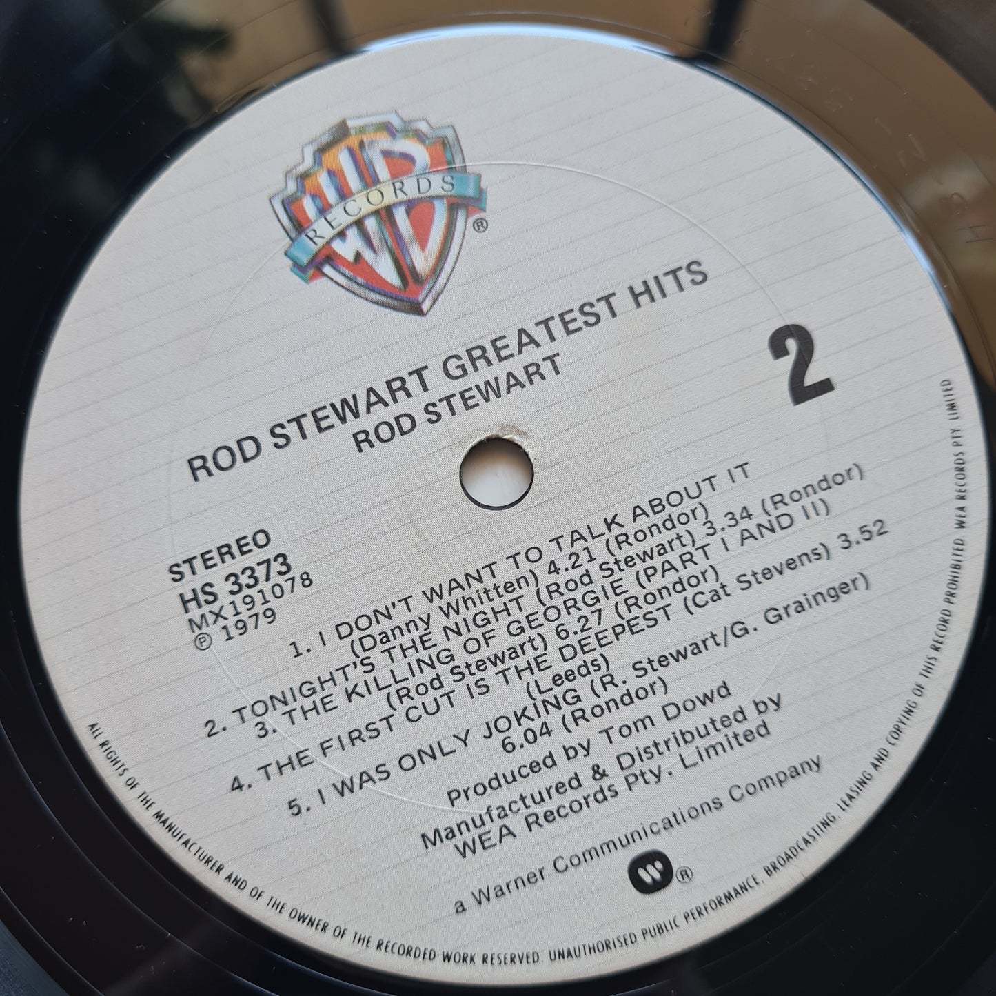 Rod Stewart – Greatest Hits - 1979- Vinyl Record LP - Sound Hound Records