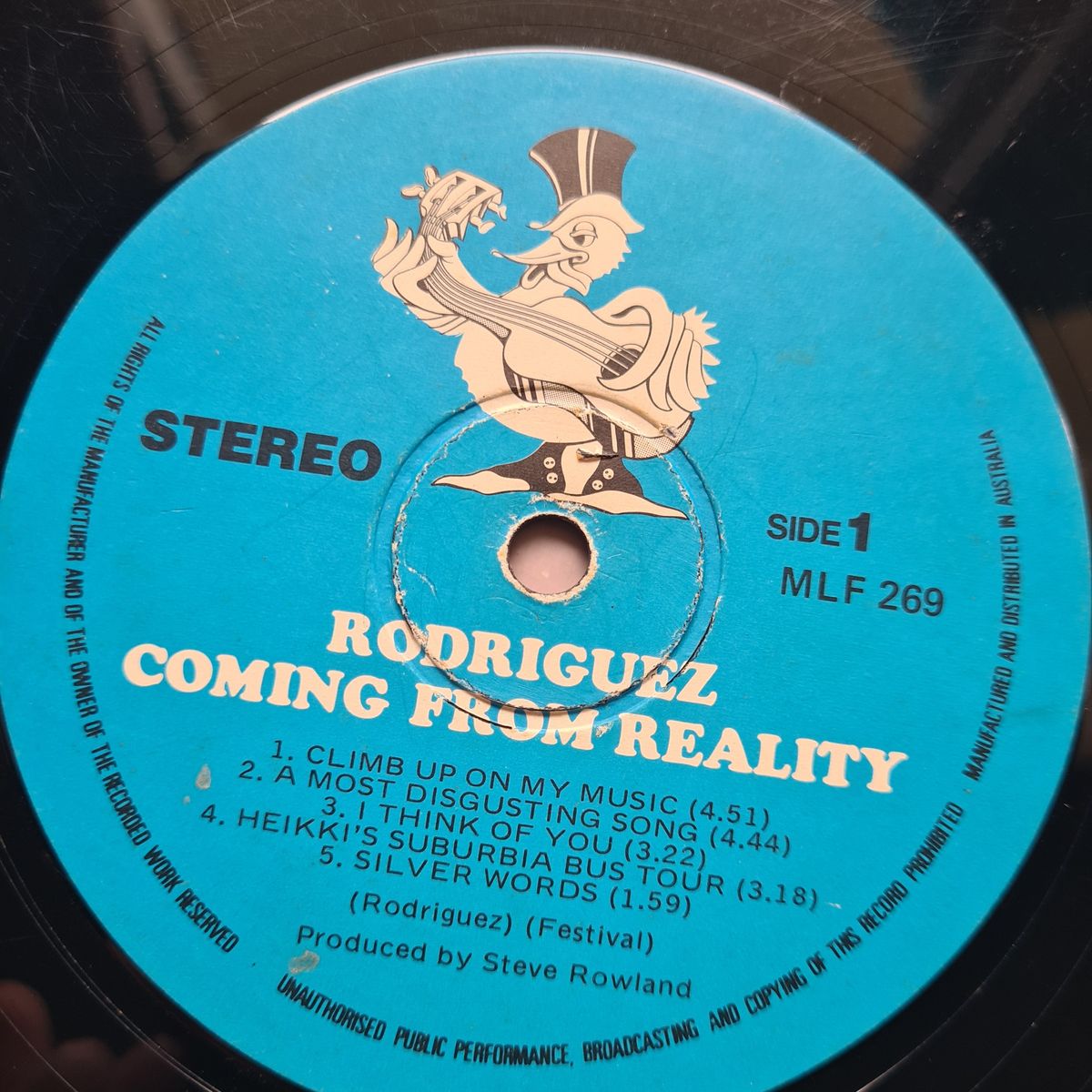 Rodriguez – Coming From Reality - 1979 (Australian Pressing) - Vinyl Record LP