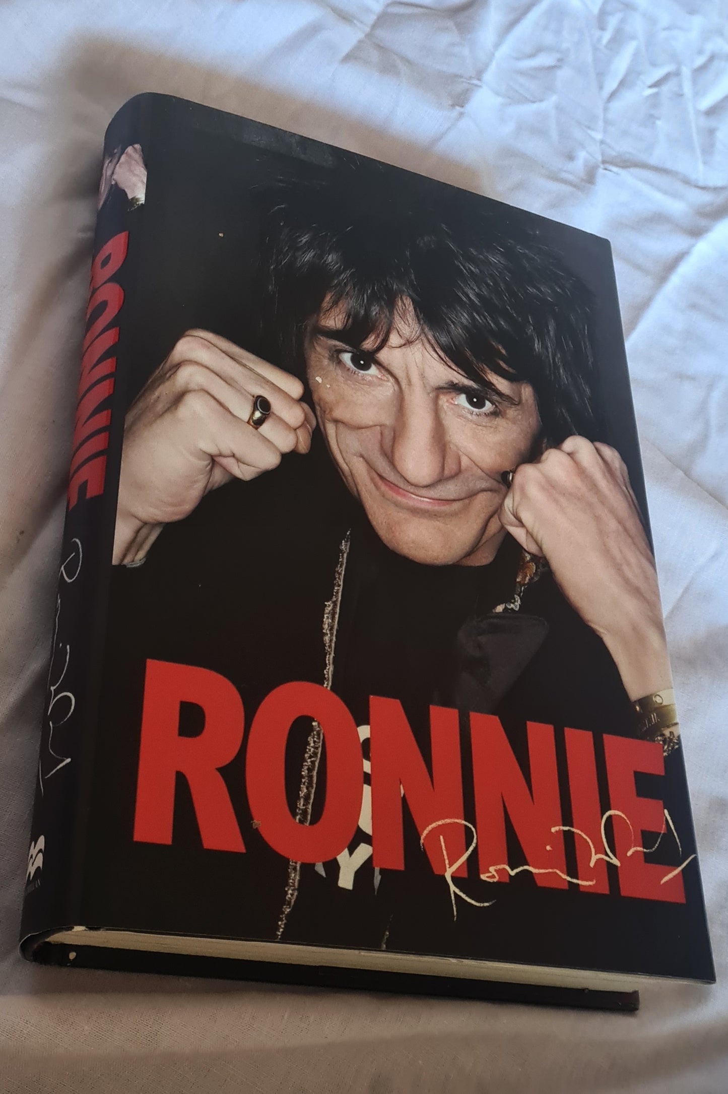 Ron Wood (Rolling Stones) - Ronnie - Hardcover Book (Autobiography) - Sound Hound Records