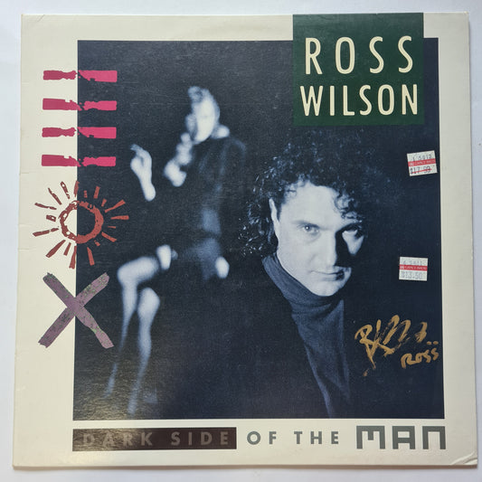 Ross Wilson – Dark Side Of The Man - 1989 - Vinyl Record LP (SIGNED BY ROSS WILSON) - Sound Hound Records