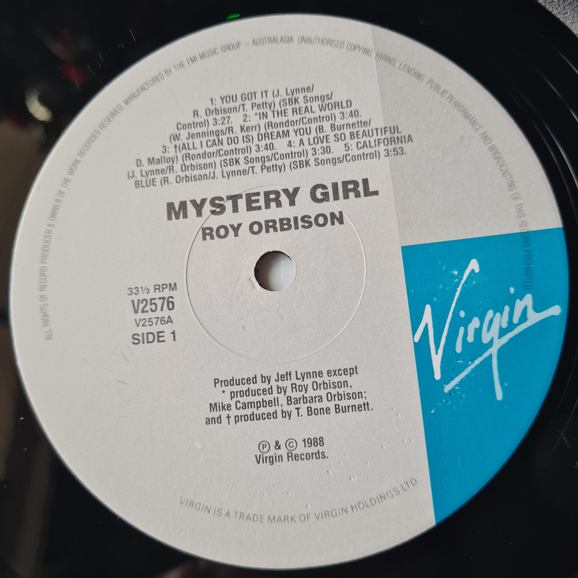 Roy Orbison – Mystery Girl - 1989 (Limited Edition with 12" Single w/ K.D Lang)  - Vinyl Record LP - Sound Hound Records