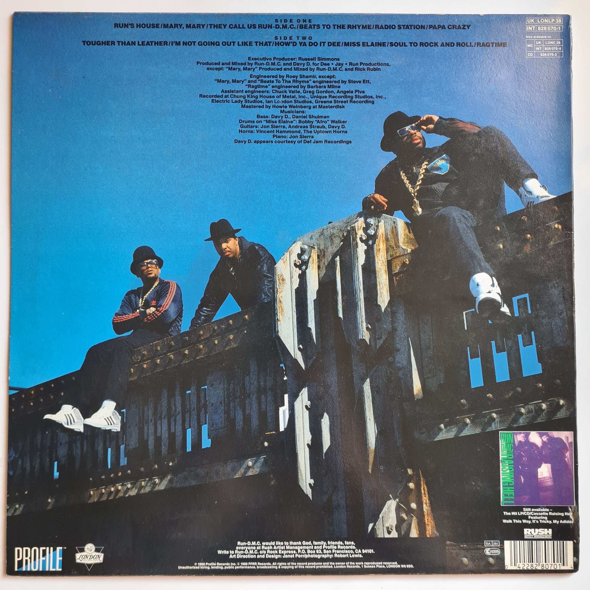 Run DMC – Tougher Than Leather - 1988 - Vinyl Record LP (near mint) - Sound Hound Records