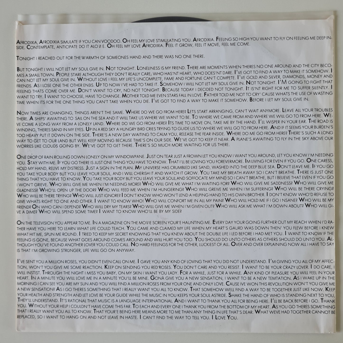 Russell Russell – Afrodixia - 1986 (Italian Pressing) - Vinyl Record LP - Sound Hound Records