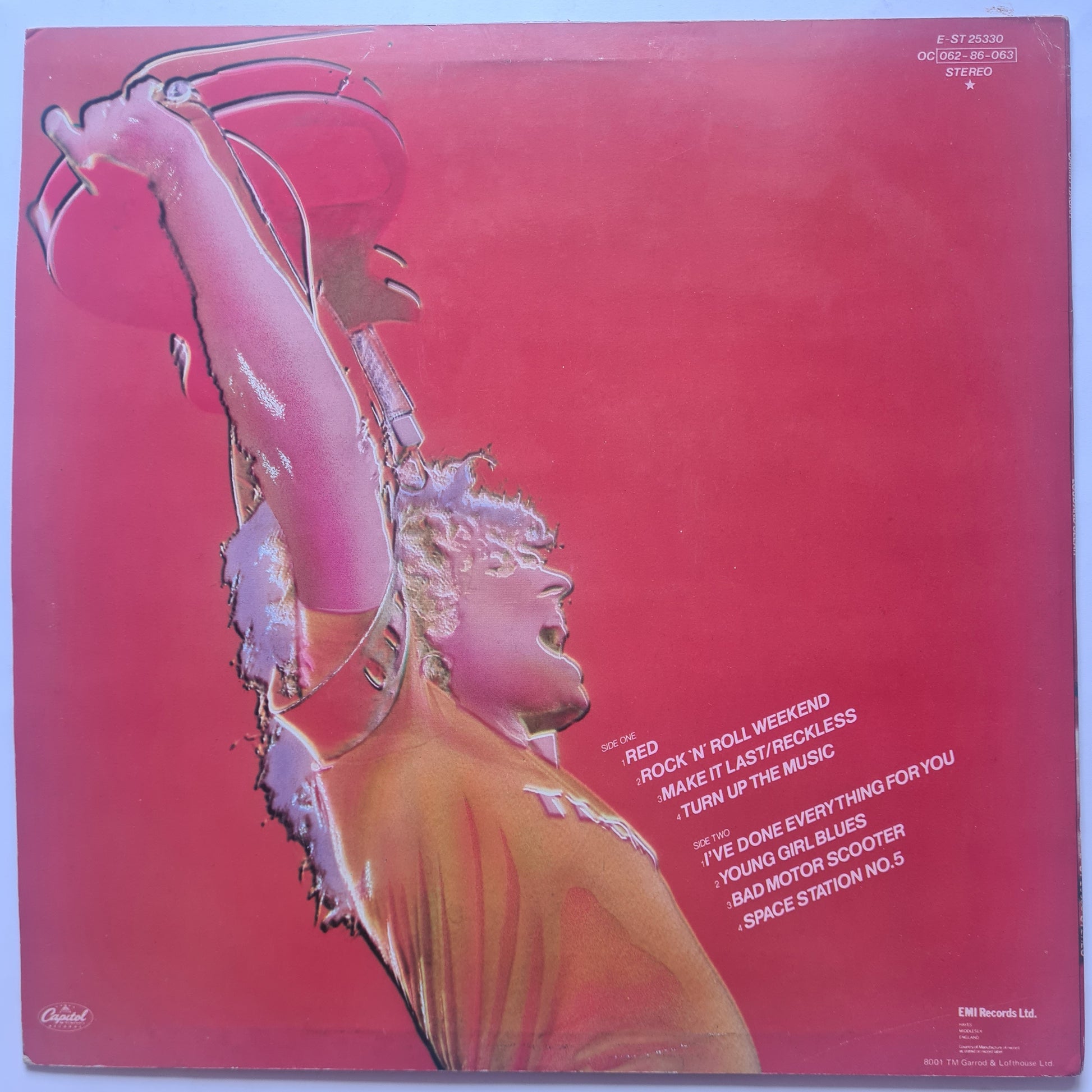 Sammy Hagar (Van Halen) – Loud And Clear - 1979 (UK Pressing) - Vinyl Record LP - Sound Hound Records