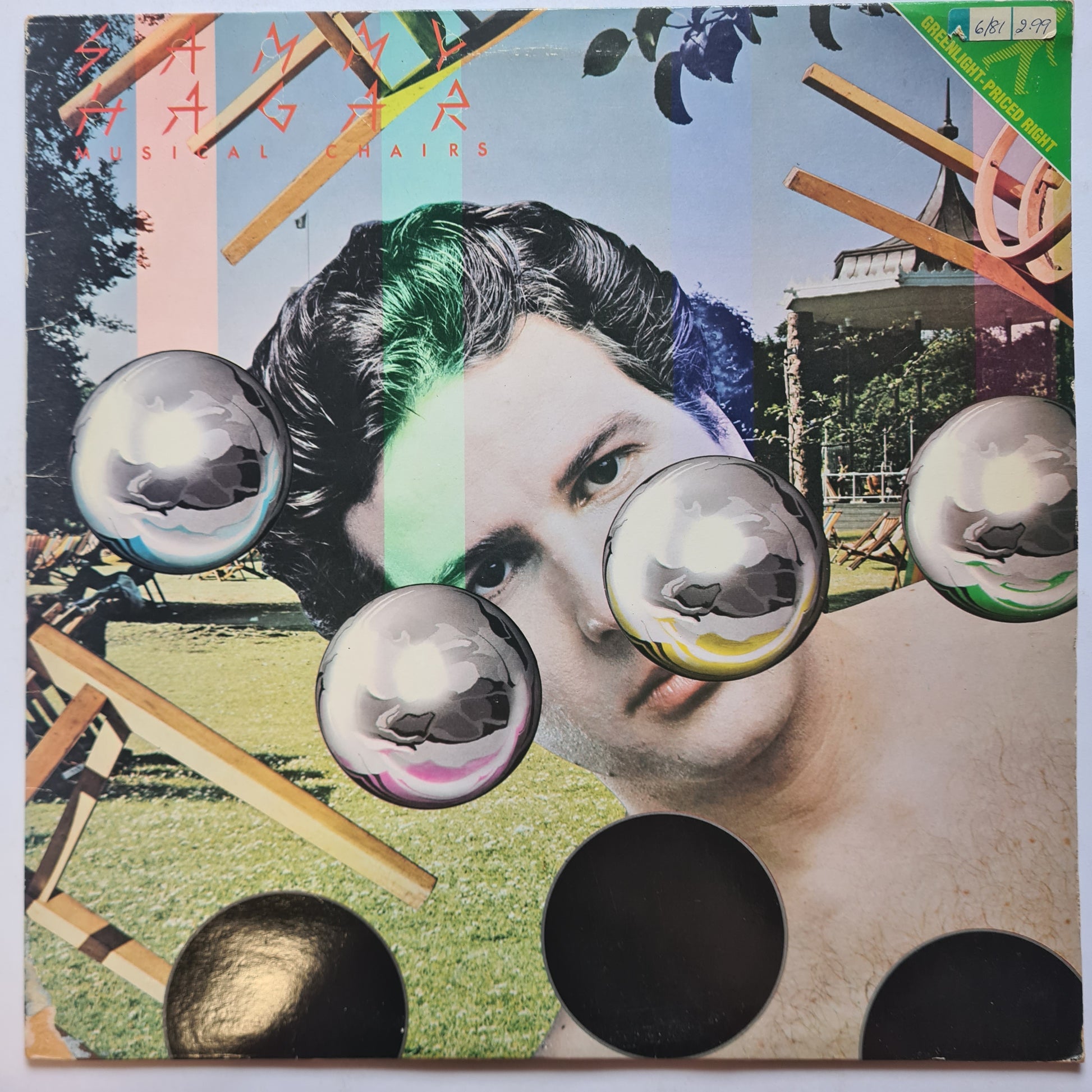 Sammy Hagar (Van Halen) – Musical Chairs - 1981 (UK Pressing) - Vinyl Record LP - Sound Hound Records