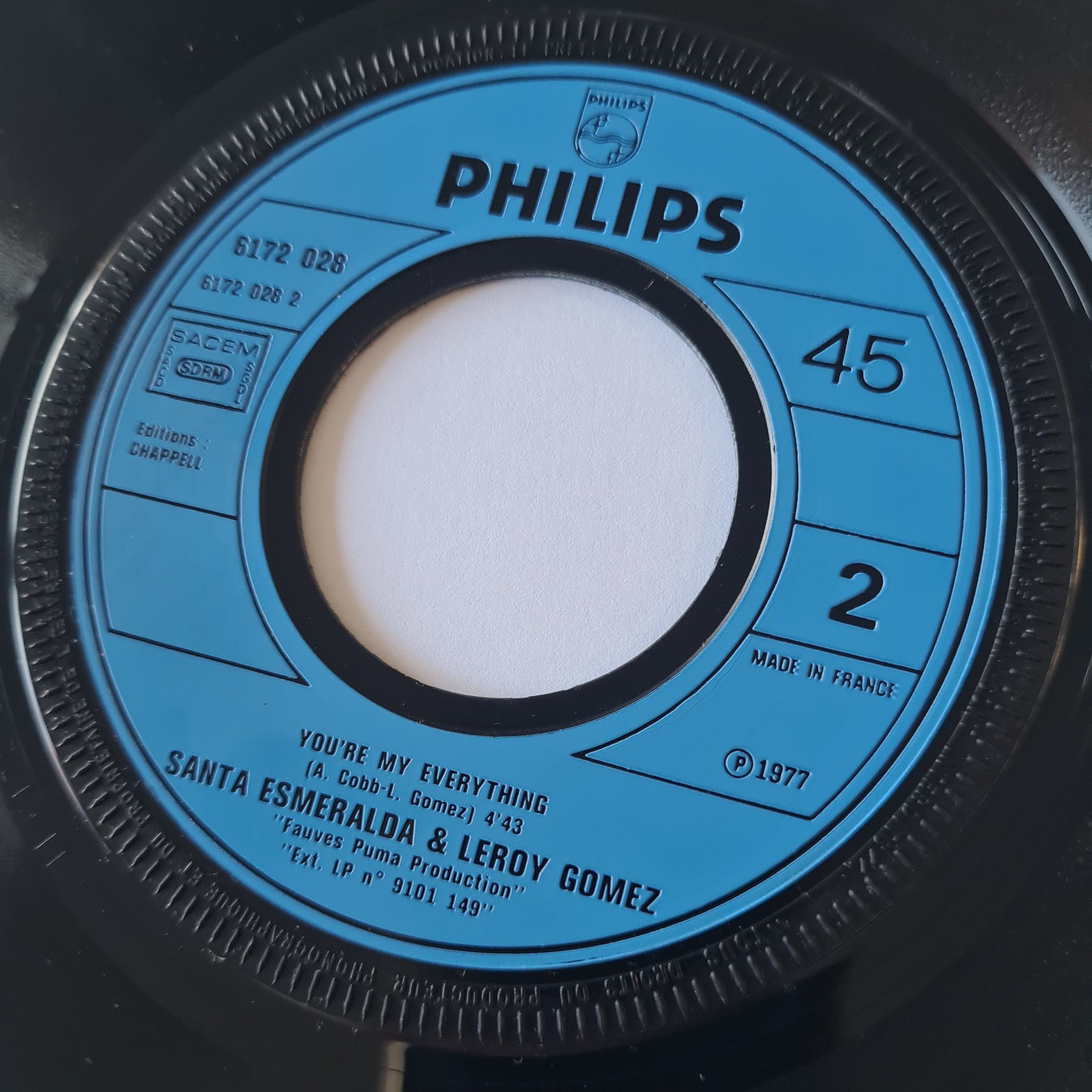 Santa Esmeralda Starring Leroy Gomez - Don't Let Me Be Misunderstood + Esmeralda Suite - 1977 - Vinyl Record 7" Single - 45 RPM - Sound Hound Records