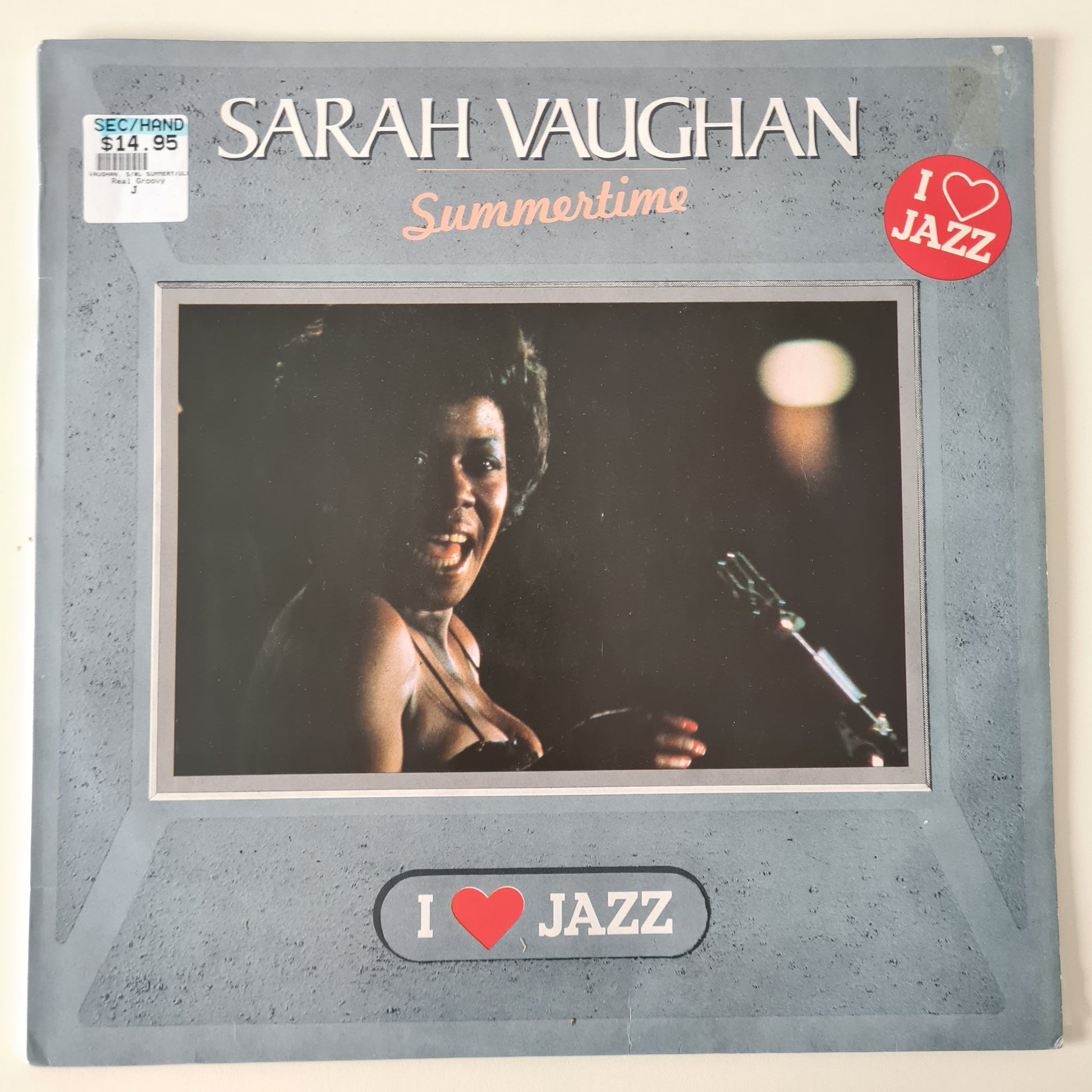 Sarah Vaughan – Summertime - 1984 - Vinyl Record LP - Sound Hound Records