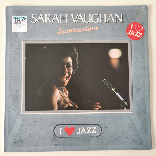 Sarah Vaughan – Summertime - 1984 - Vinyl Record LP - Sound Hound Records