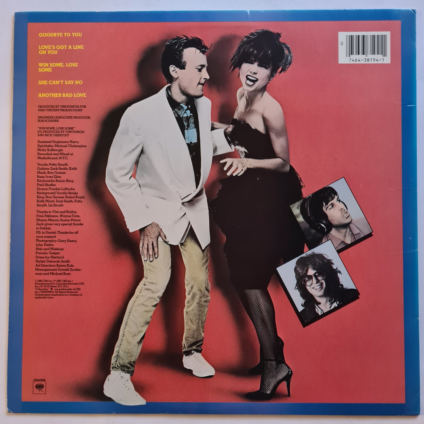 Scandal – Scandal- 1982 - Vinyl Record LP - Sound Hound Records