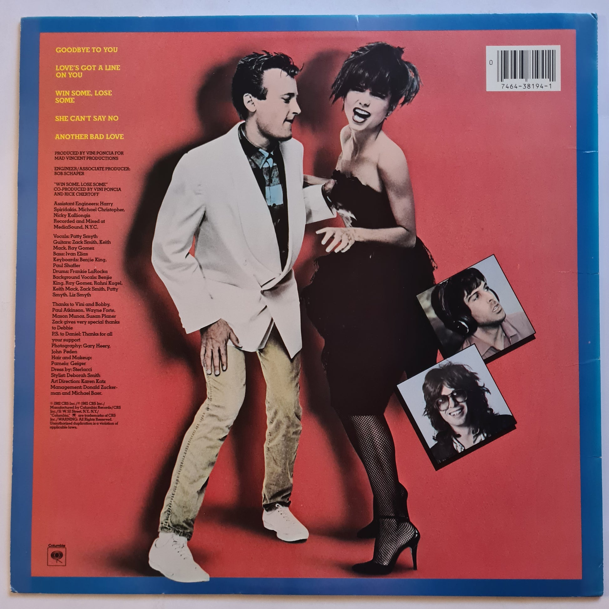 Scandal – Scandal- 1982 - Vinyl Record LP - Sound Hound Records