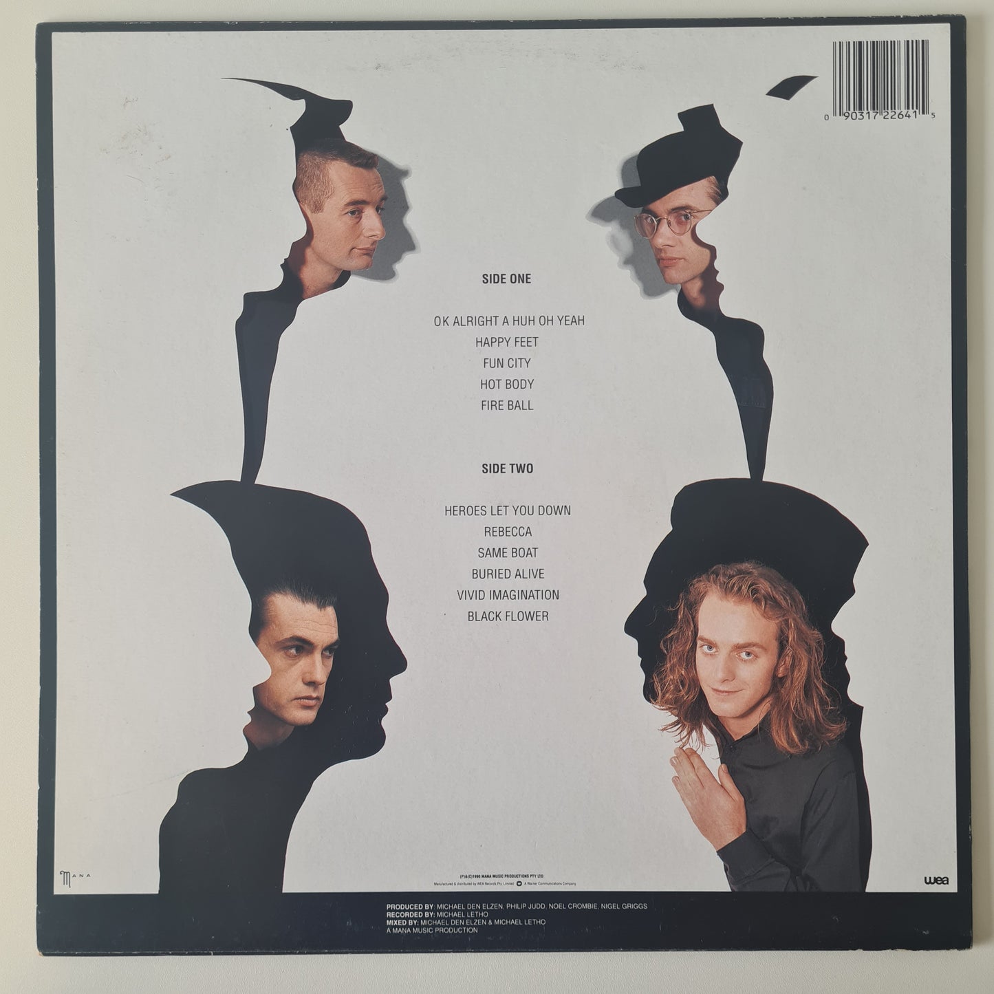 Schnell Fenster (Split Enz) - OK Alright A Huh Oh Yeah - 1991 - Vinyl Record LP (near mint) - Sound Hound Records