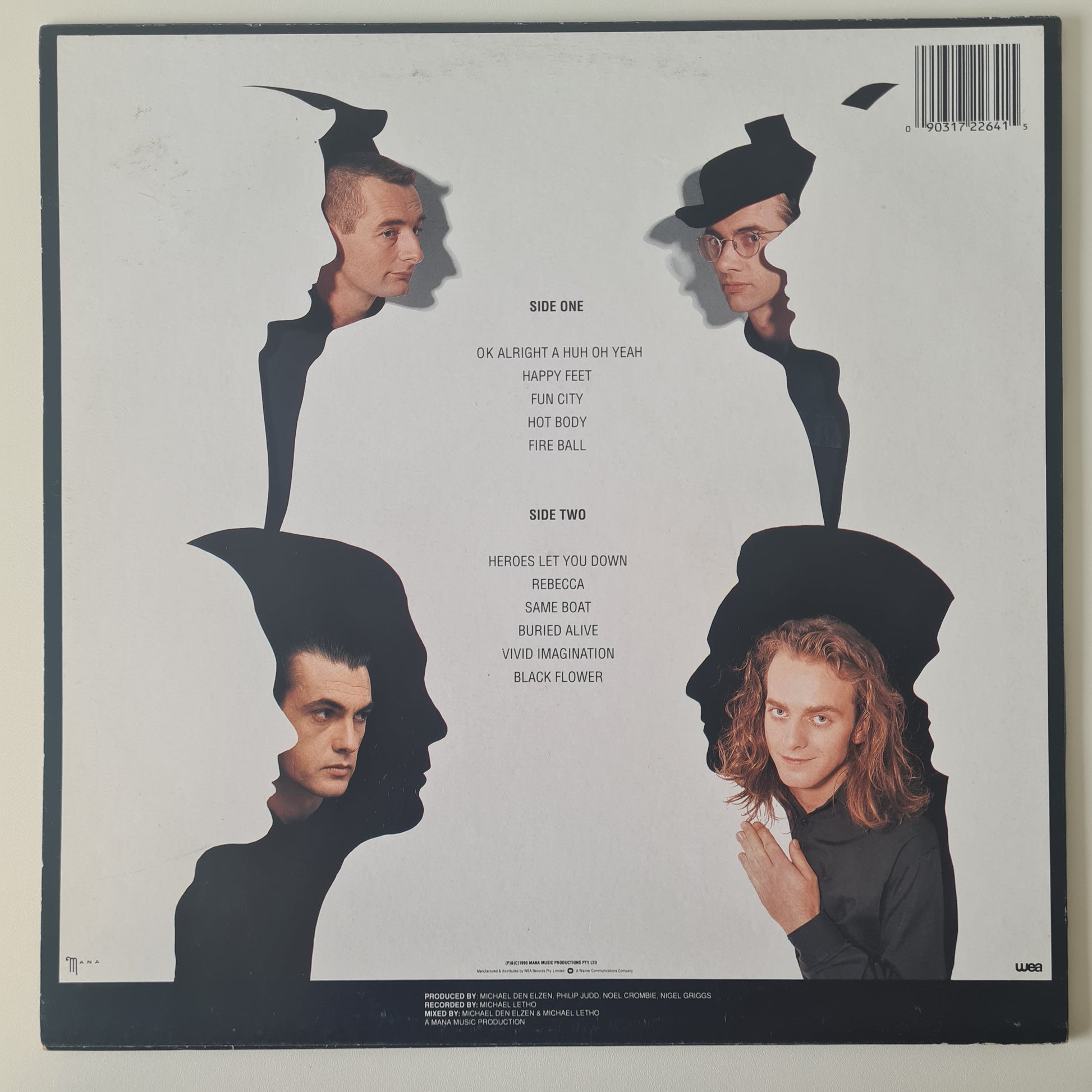 Schnell Fenster (Split Enz) - OK Alright A Huh Oh Yeah - 1991 - Vinyl Record LP (near mint) - Sound Hound Records