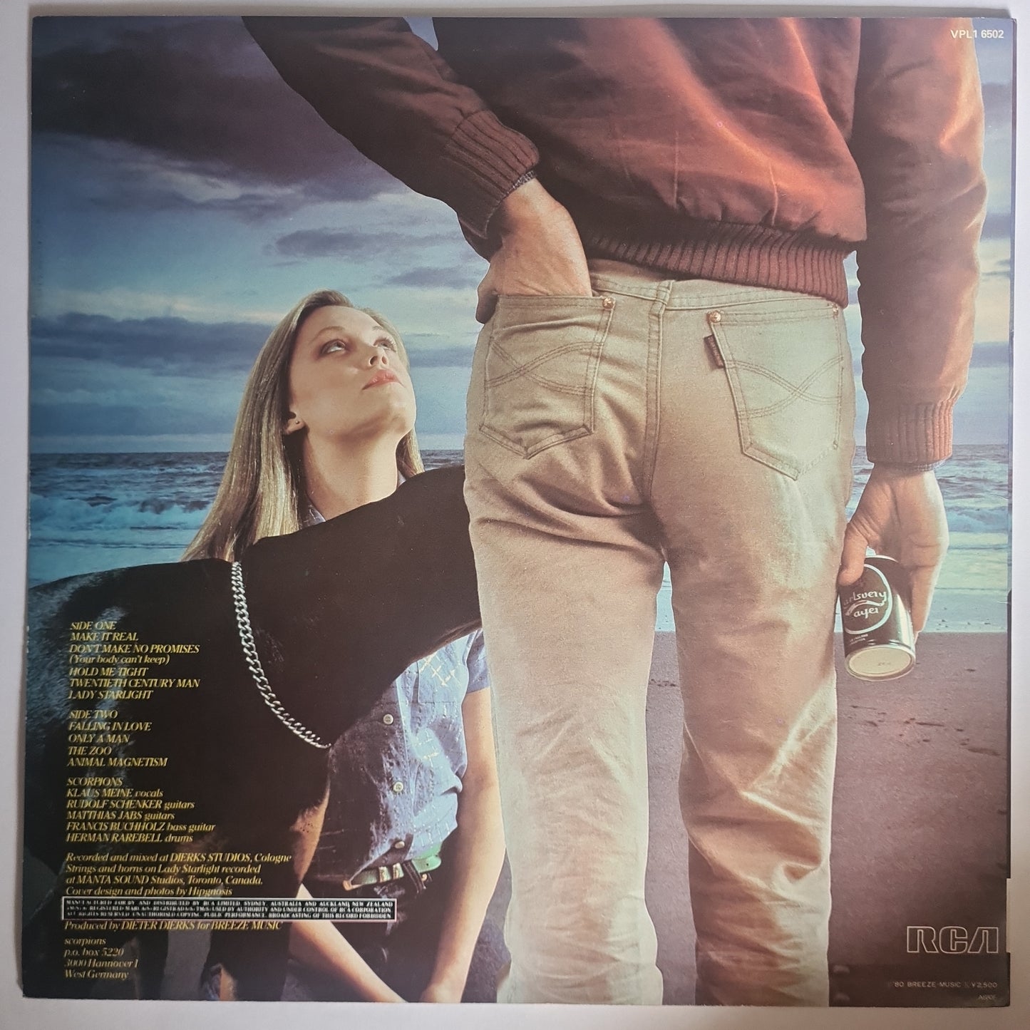 Scorpions – Animal Magnetism - 1980 - Vinyl Record LP - Sound Hound Records