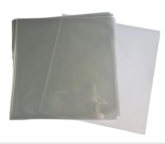 50 Pack- Glossy Crystal 12" Outer Record Sleeves