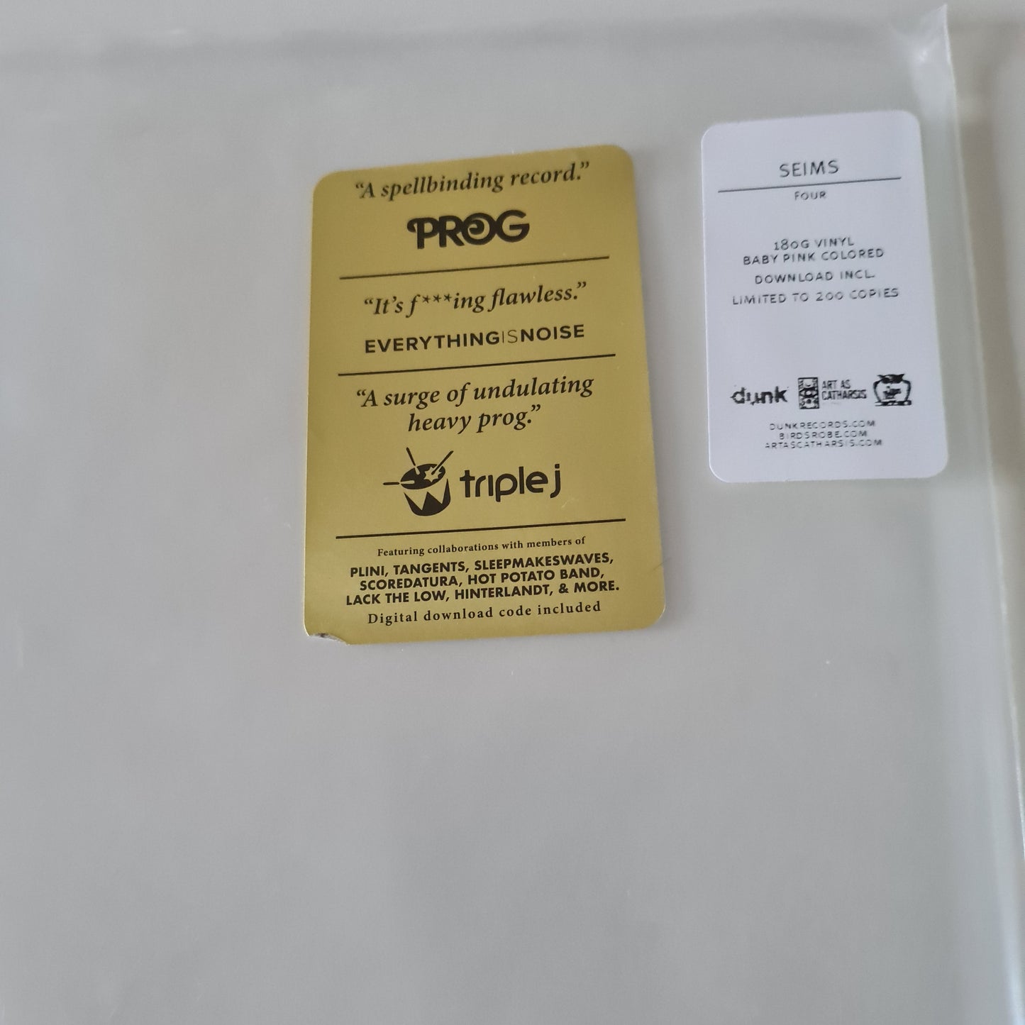 Seims – 3 - 2017 - Vinyl Record LP (Limited Edition, Clear Vinyl) - Sound Hound Records