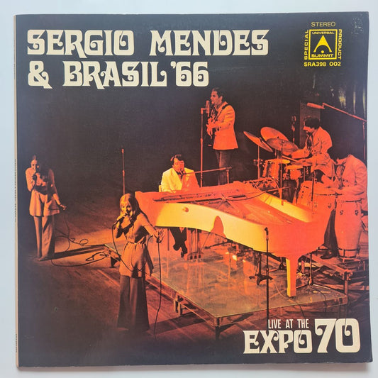 Sergio Mendes & Brasil '66 – Live At The Expo '70 - 1970 - Vinyl Record LP 🇧🇷