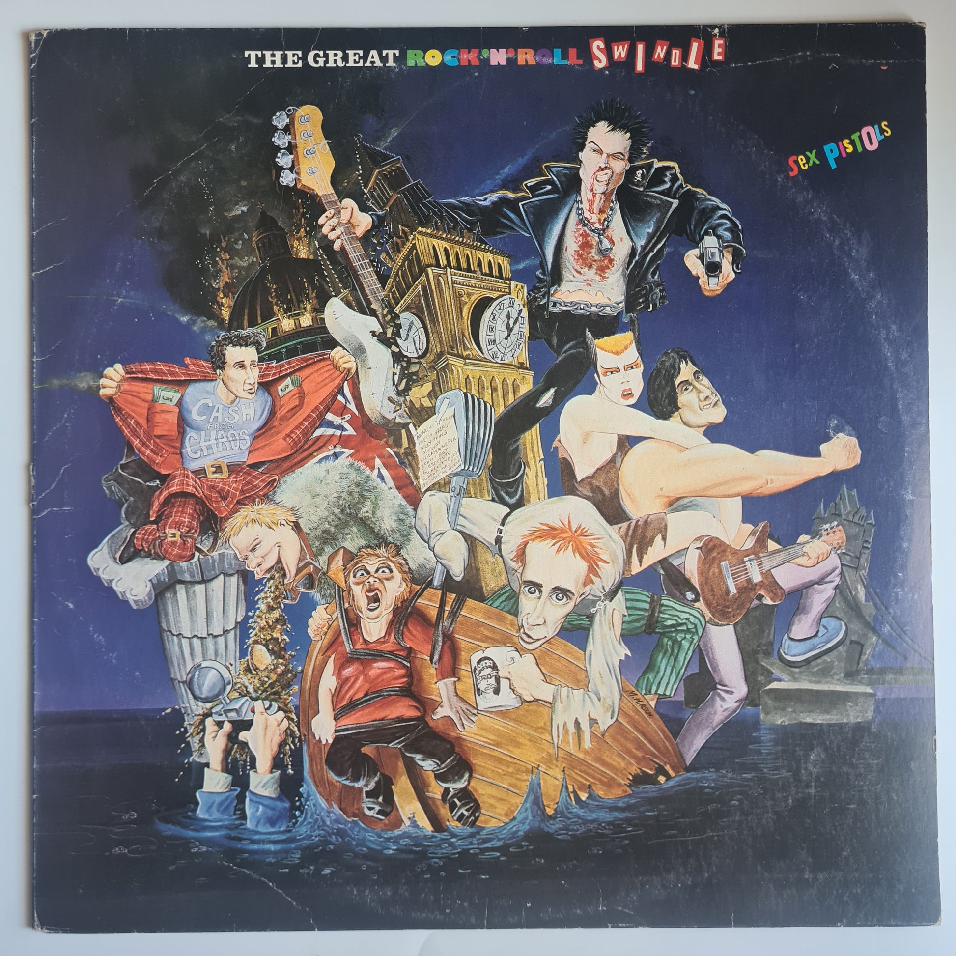 Sex Pistols – The Great Rock 'N' Roll Swindle - 1980 - Vinyl Record LP - Sound Hound Records