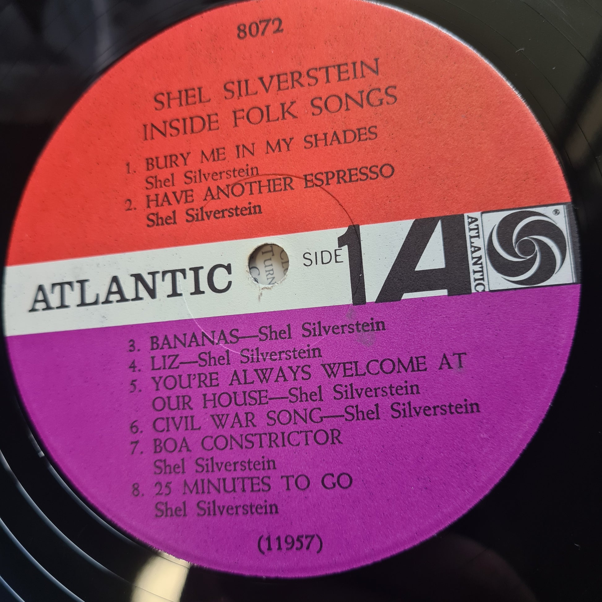 Shel Silverstein – Inside Folk Songs- 1963 (Mono Pressing) - Vinyl Record LP - Sound Hound Records