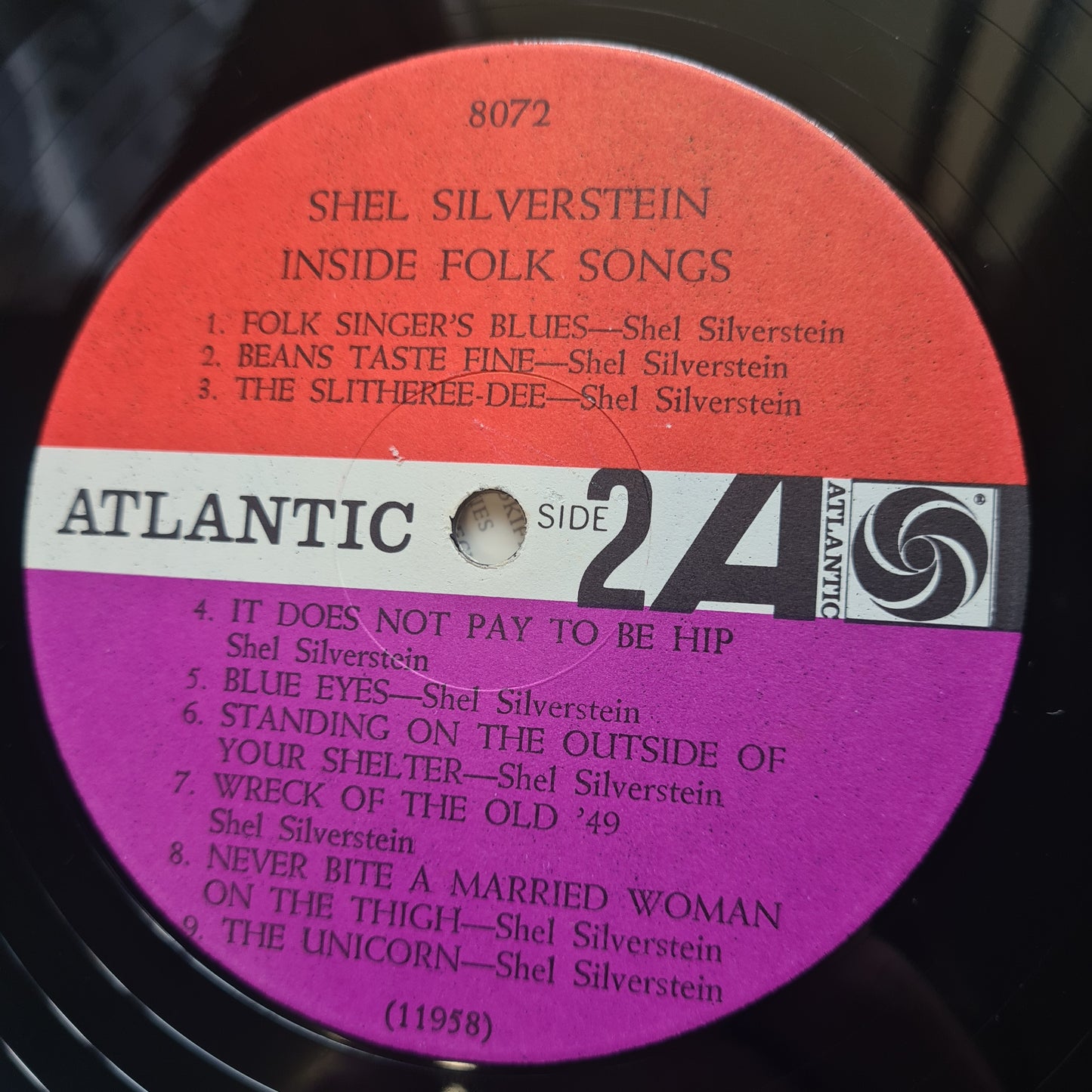 Shel Silverstein – Inside Folk Songs- 1963 (Mono Pressing) - Vinyl Record LP - Sound Hound Records