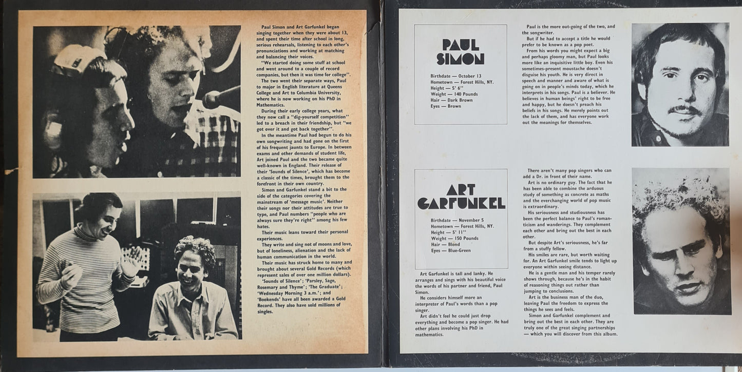 Simon & Garfunkel – Simon & Garfunkel (Greatest Hits) - 1970 - Vinyl Record LP - Sound Hound Records