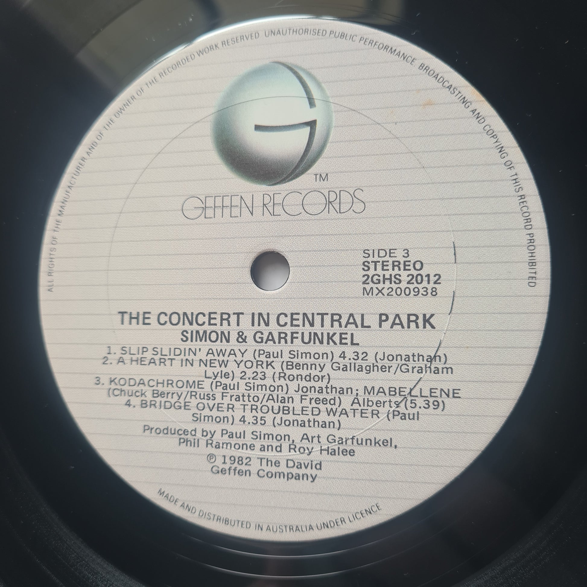 Simon & Garfunkel – The Concert In Central Park - 1982 (Gatefold 2LP) - Vinyl Record - Sound Hound Records