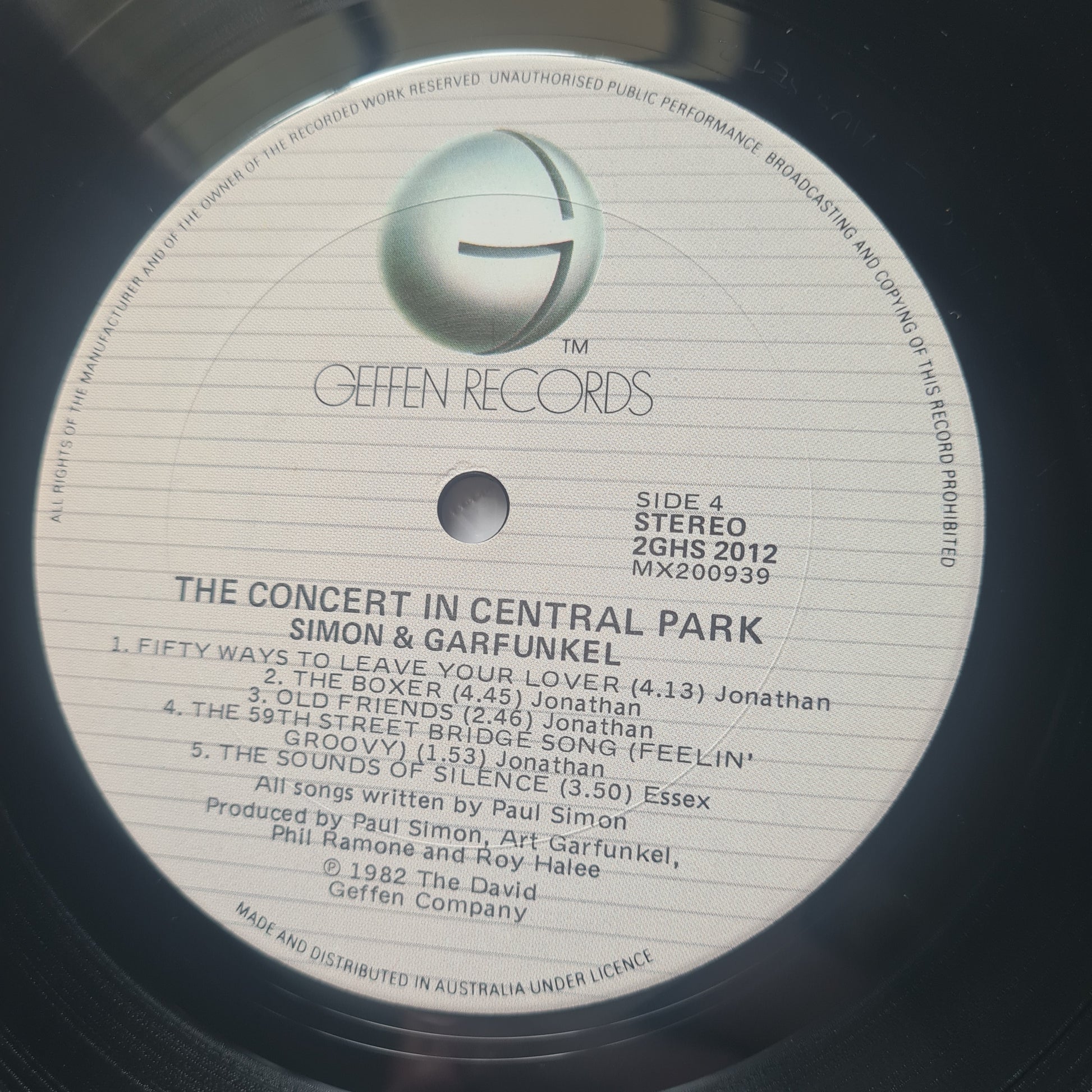 Simon & Garfunkel – The Concert In Central Park - 1982 (Gatefold 2LP) - Vinyl Record - Sound Hound Records